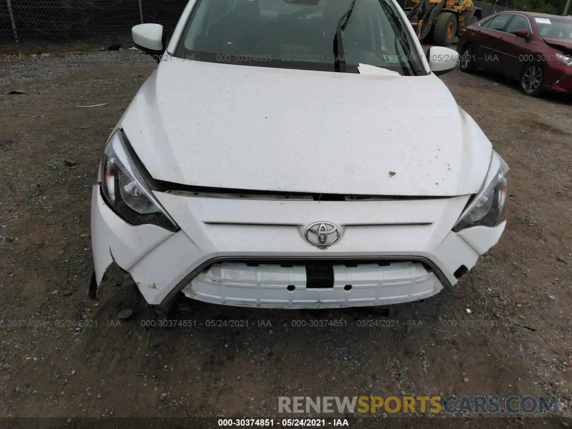 6 Photograph of a damaged car 3MYDLBYVXKY526067 TOYOTA YARIS SEDAN 2019