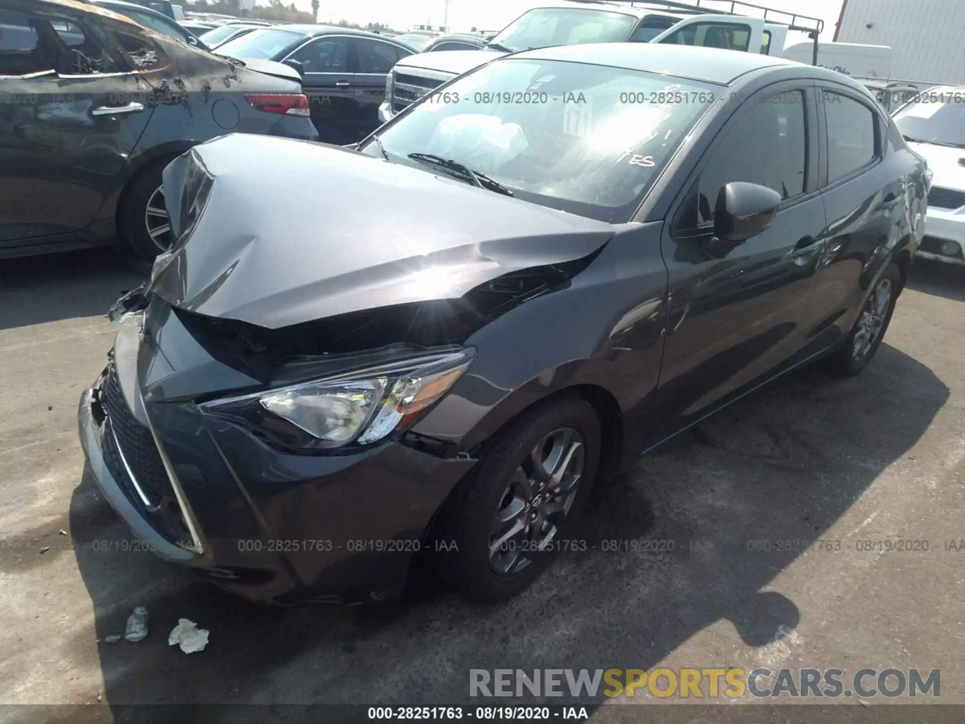 2 Photograph of a damaged car 3MYDLBYVXKY526862 TOYOTA YARIS SEDAN 2019