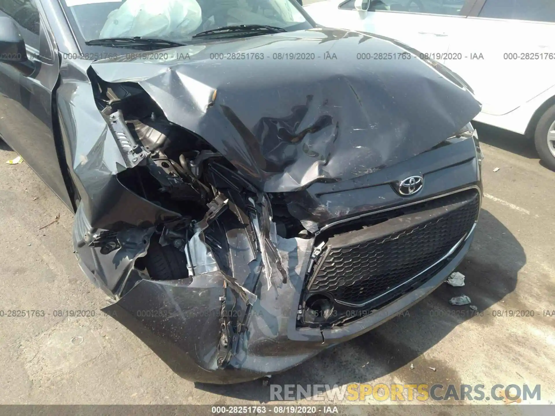 6 Photograph of a damaged car 3MYDLBYVXKY526862 TOYOTA YARIS SEDAN 2019