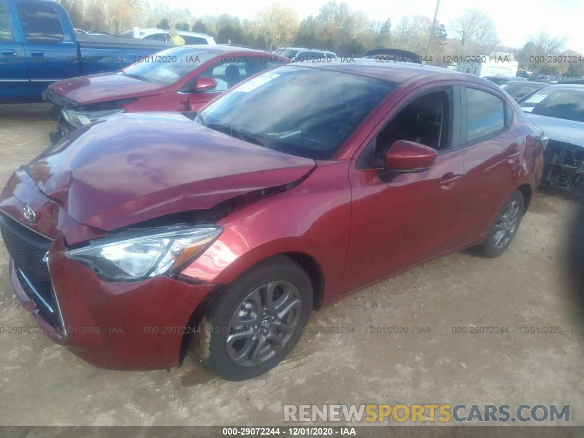 2 Photograph of a damaged car 3MYDLBYV1LY714977 TOYOTA YARIS SEDAN 2020