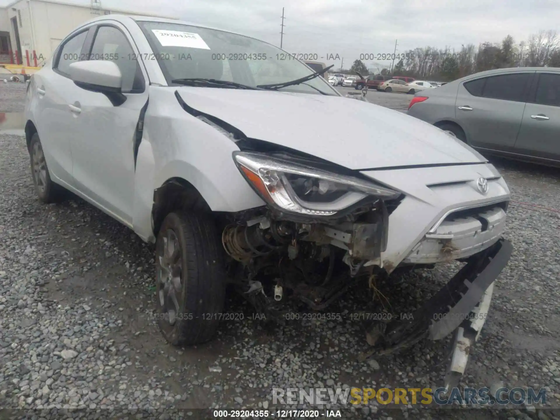 6 Photograph of a damaged car 3MYDLBYV2LY702093 TOYOTA YARIS SEDAN 2020