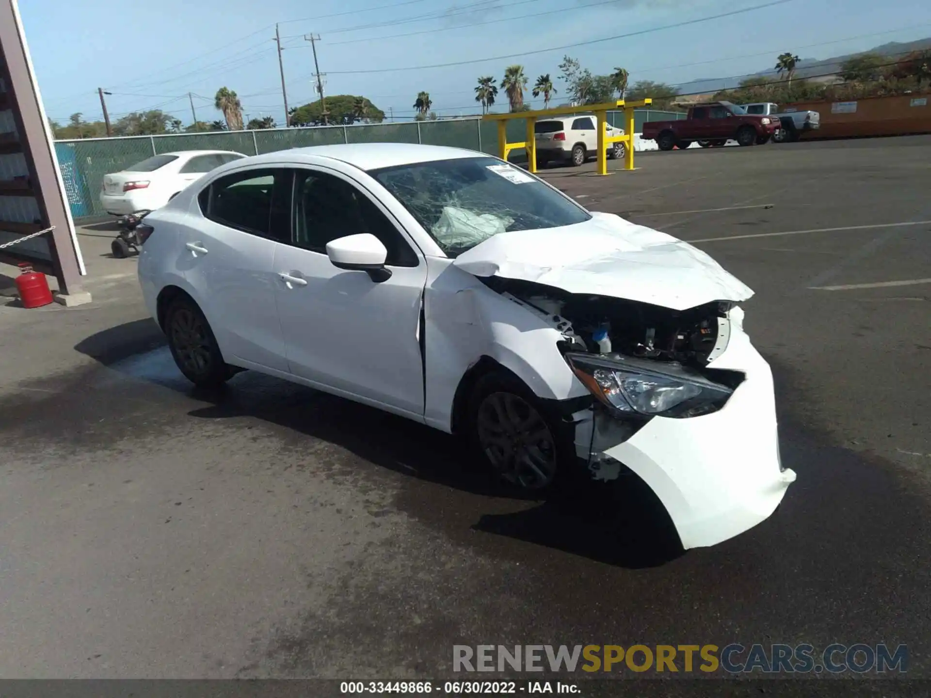 1 Photograph of a damaged car 3MYDLBYV2LY712882 TOYOTA YARIS SEDAN 2020