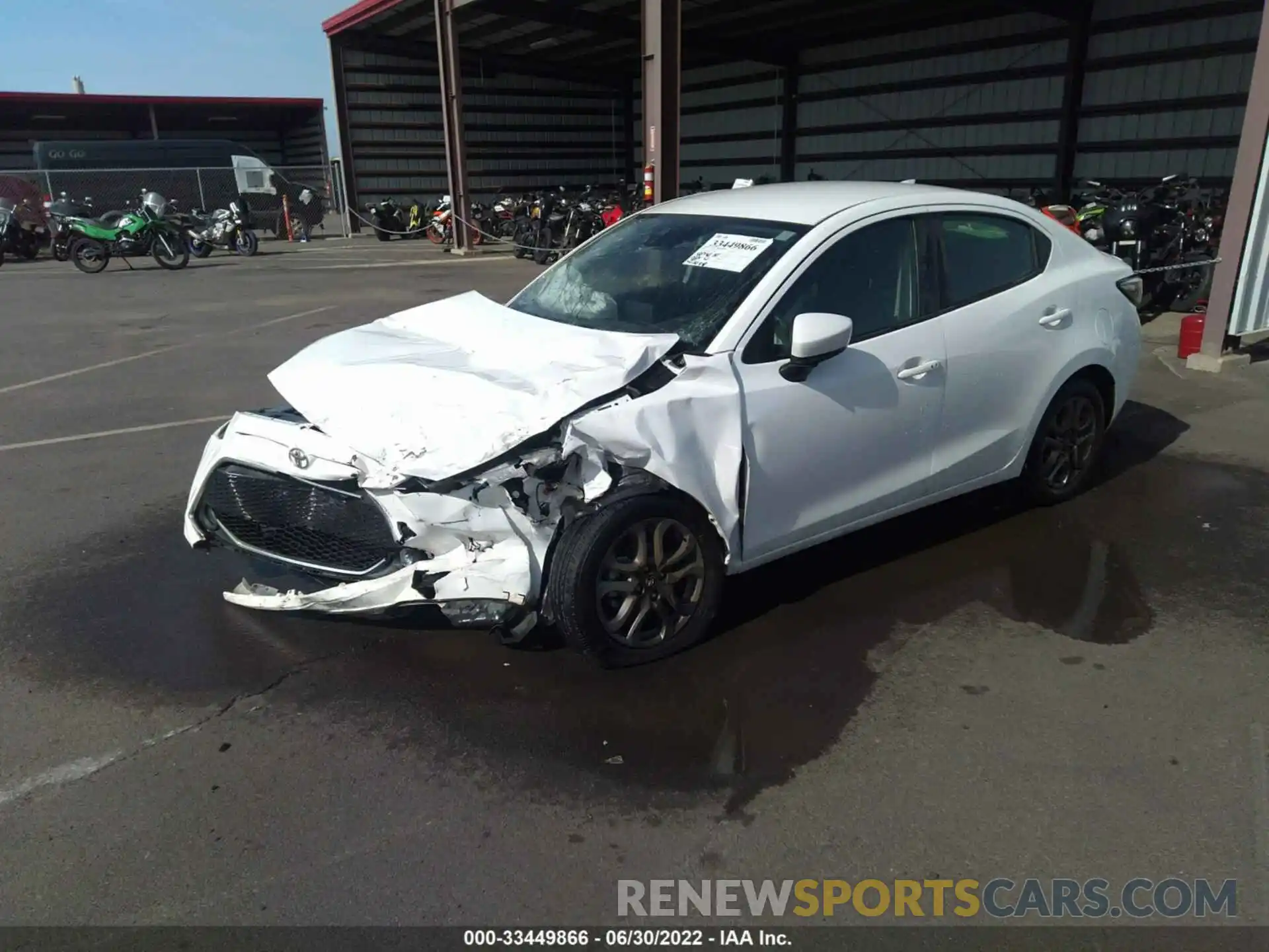 2 Photograph of a damaged car 3MYDLBYV2LY712882 TOYOTA YARIS SEDAN 2020