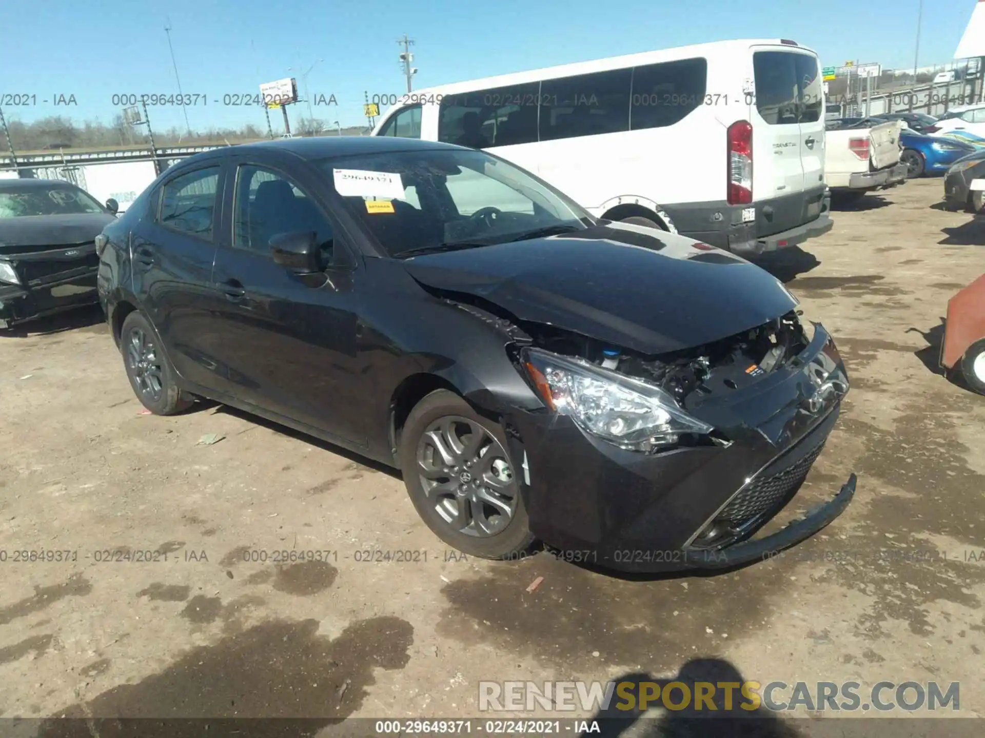 1 Photograph of a damaged car 3MYDLBYV2LY716138 TOYOTA YARIS SEDAN 2020