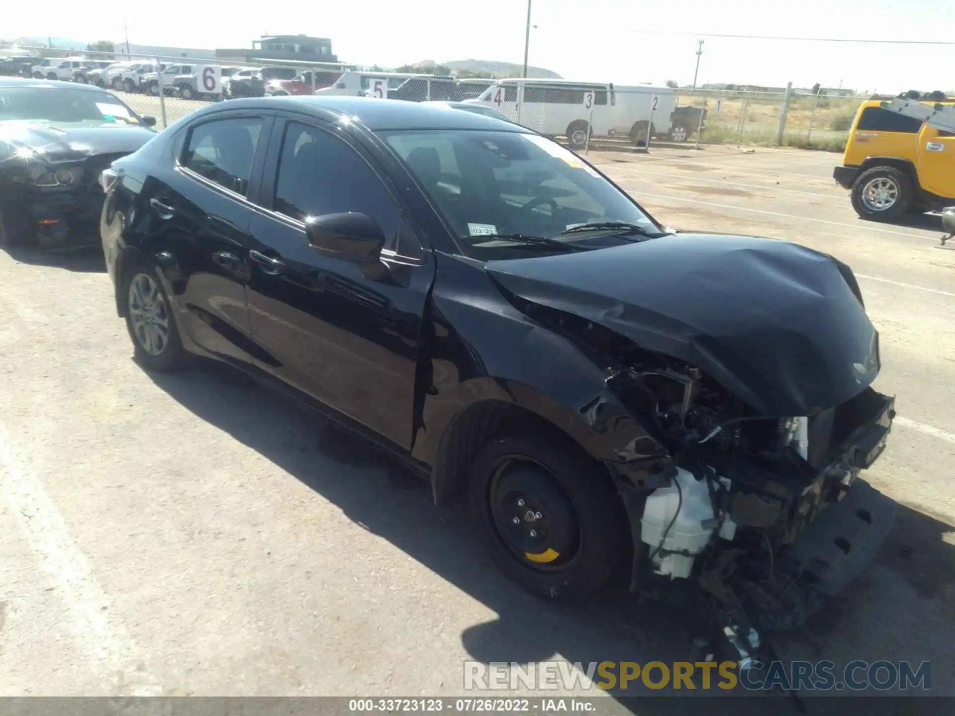 1 Photograph of a damaged car 3MYDLBYV2LY716950 TOYOTA YARIS SEDAN 2020