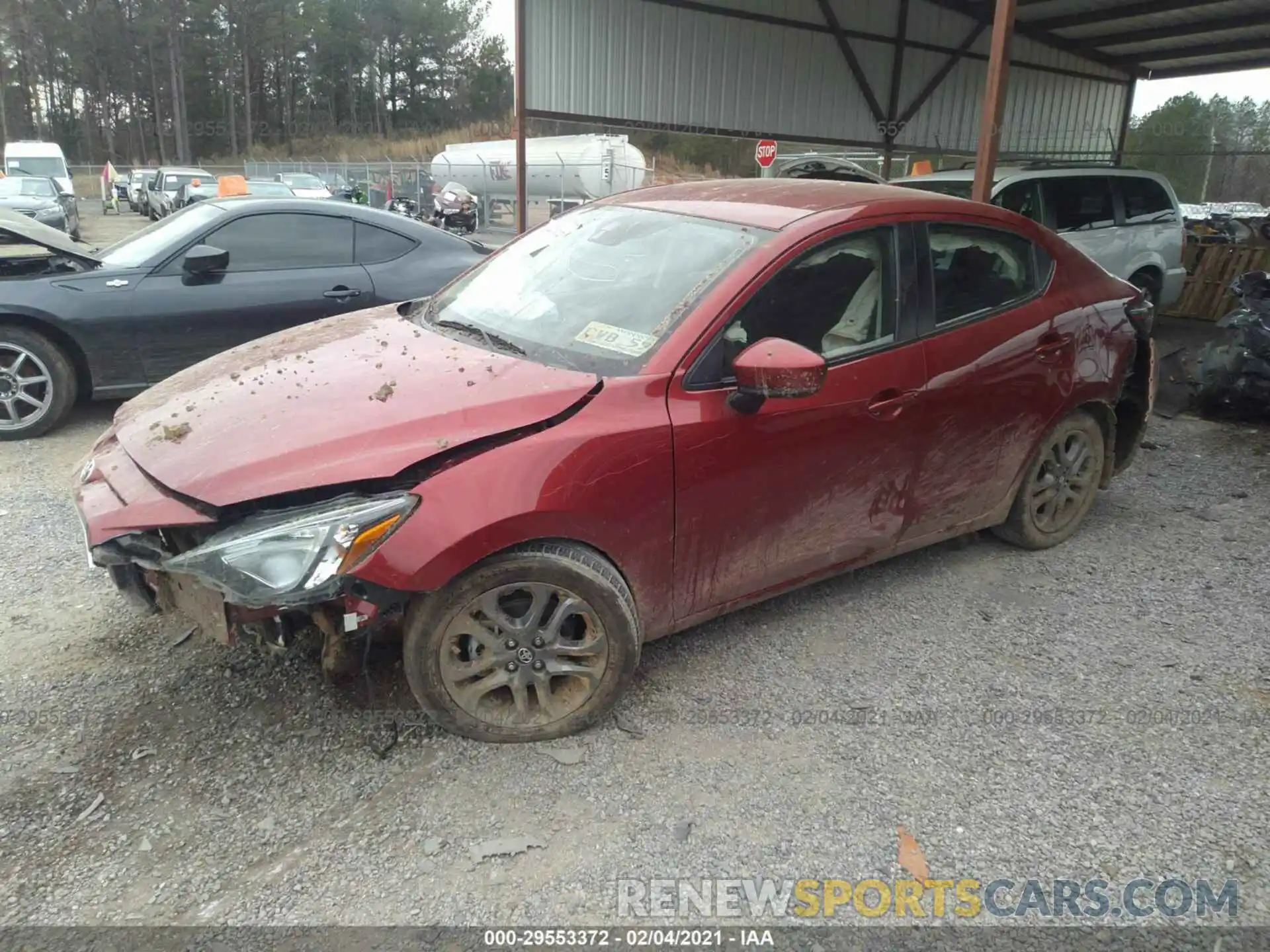 2 Photograph of a damaged car 3MYDLBYV3LY708064 TOYOTA YARIS SEDAN 2020