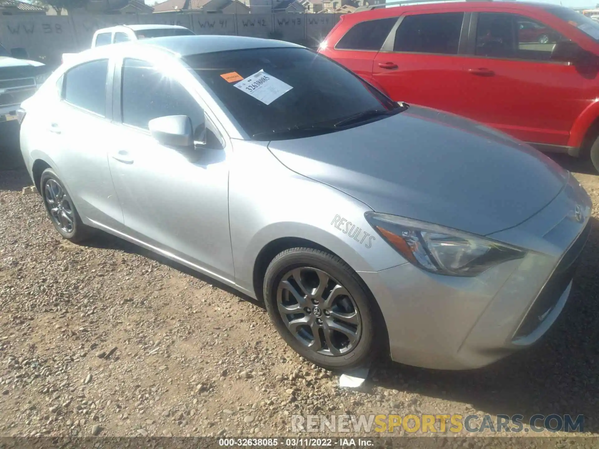 1 Photograph of a damaged car 3MYDLBYV3LY709232 TOYOTA YARIS SEDAN 2020