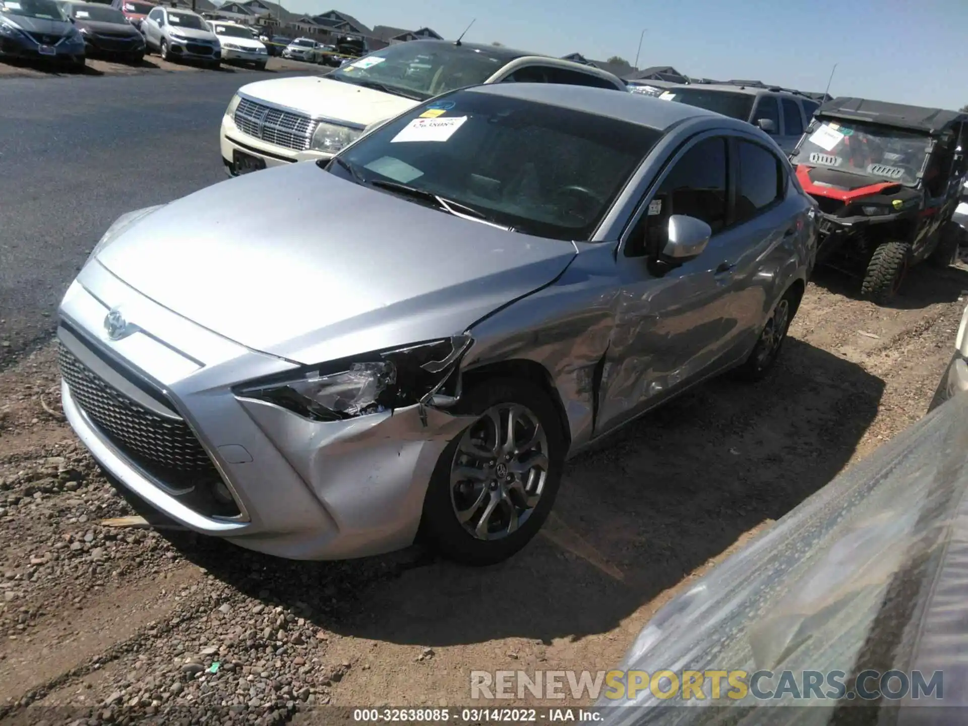 2 Photograph of a damaged car 3MYDLBYV3LY709232 TOYOTA YARIS SEDAN 2020