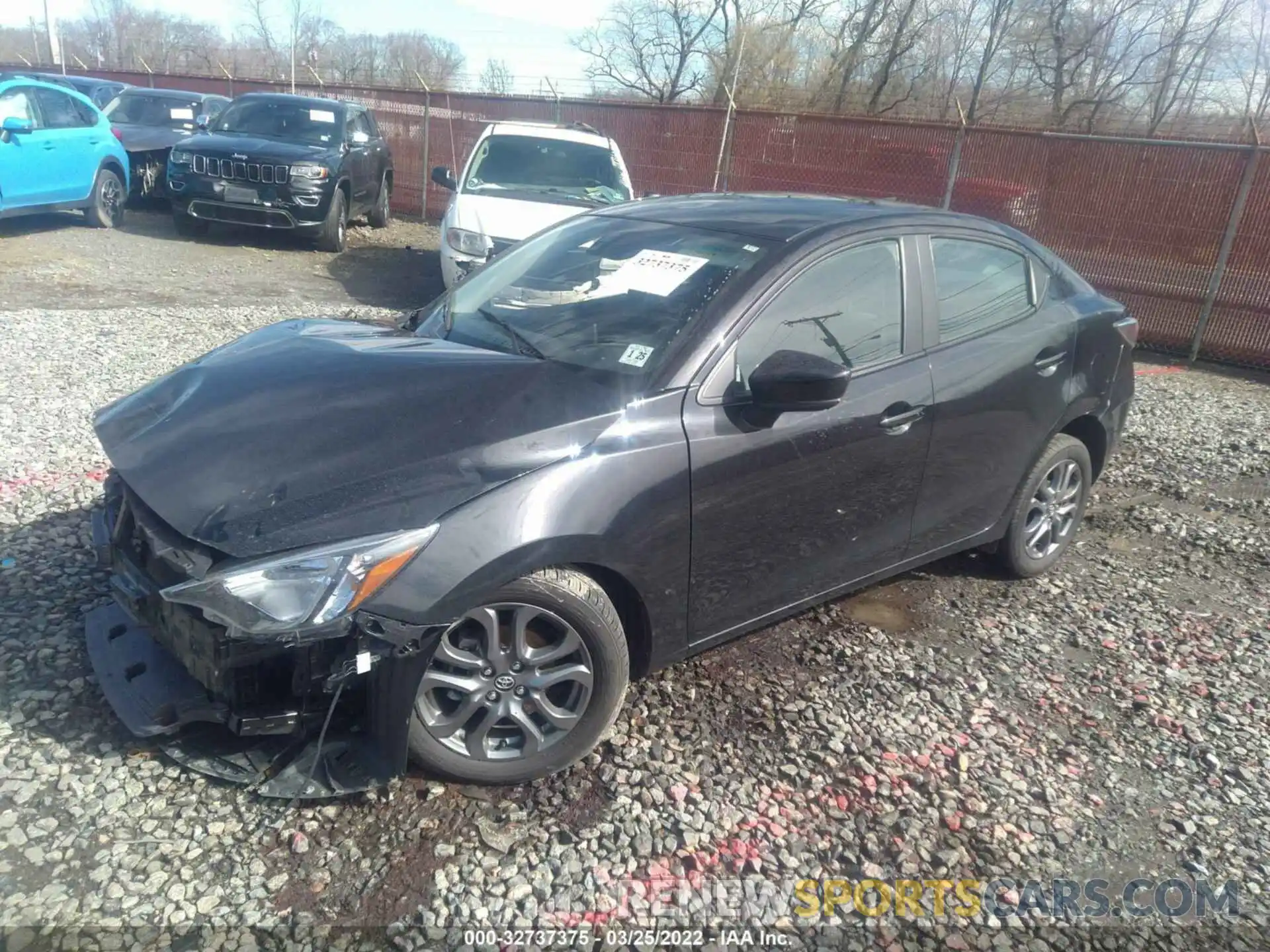 2 Photograph of a damaged car 3MYDLBYV4LY707585 TOYOTA YARIS SEDAN 2020