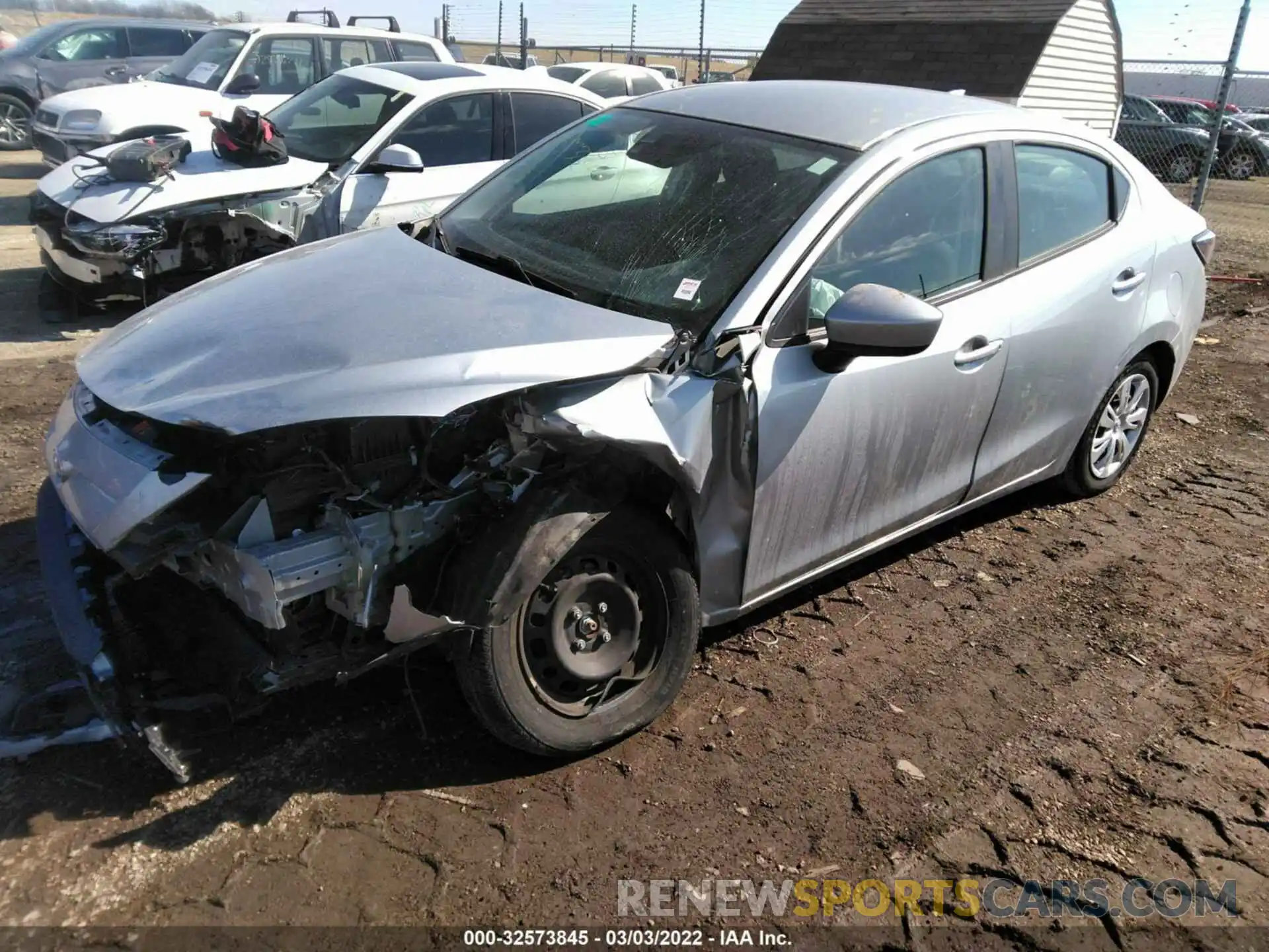 2 Photograph of a damaged car 3MYDLBYV4LY711796 TOYOTA YARIS SEDAN 2020