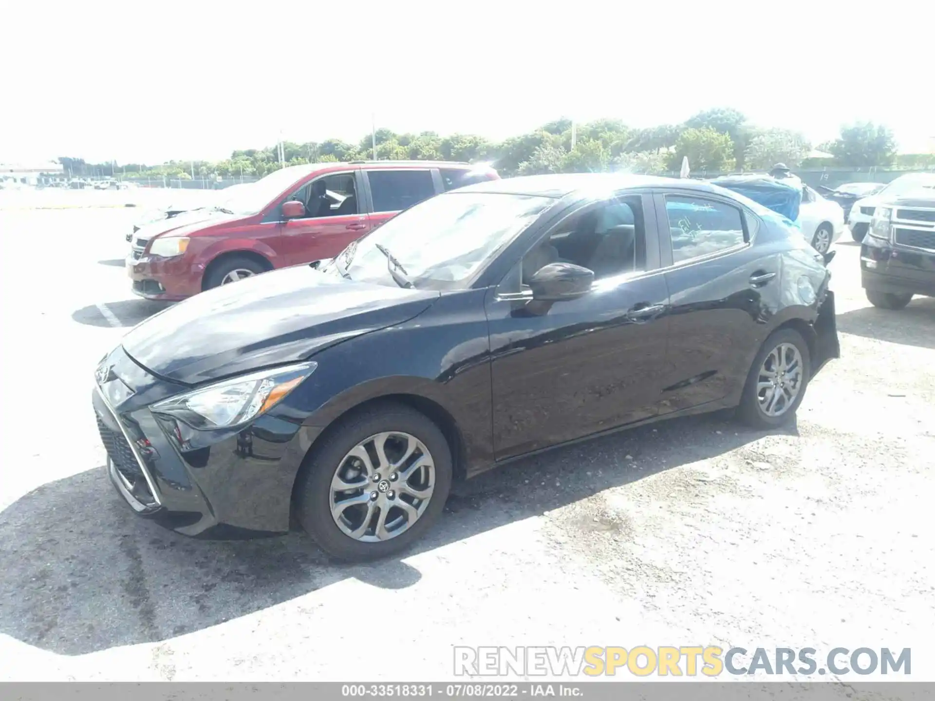 2 Photograph of a damaged car 3MYDLBYV4LY714908 TOYOTA YARIS SEDAN 2020