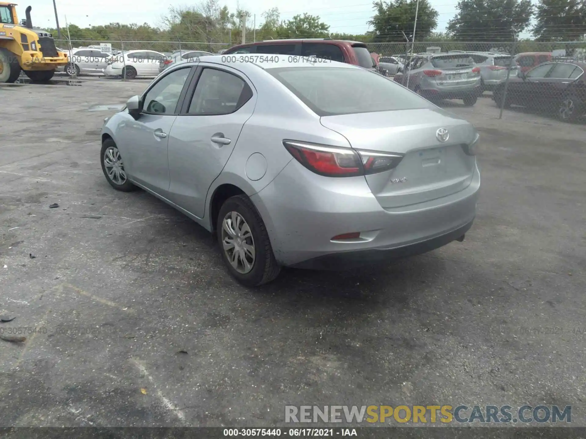 3 Photograph of a damaged car 3MYDLBYV4LY717212 TOYOTA YARIS SEDAN 2020