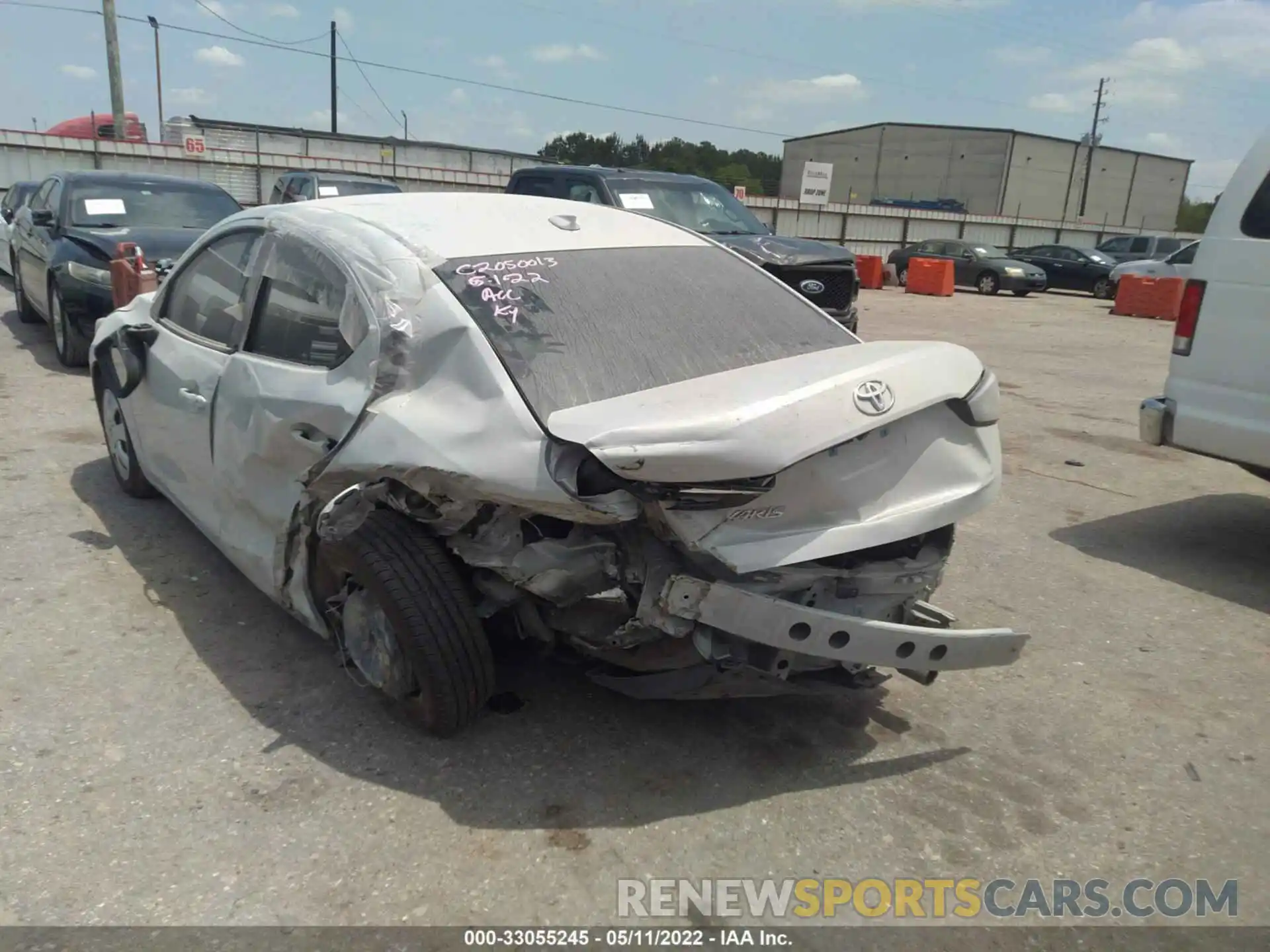 3 Photograph of a damaged car 3MYDLBYV5LY701651 TOYOTA YARIS SEDAN 2020