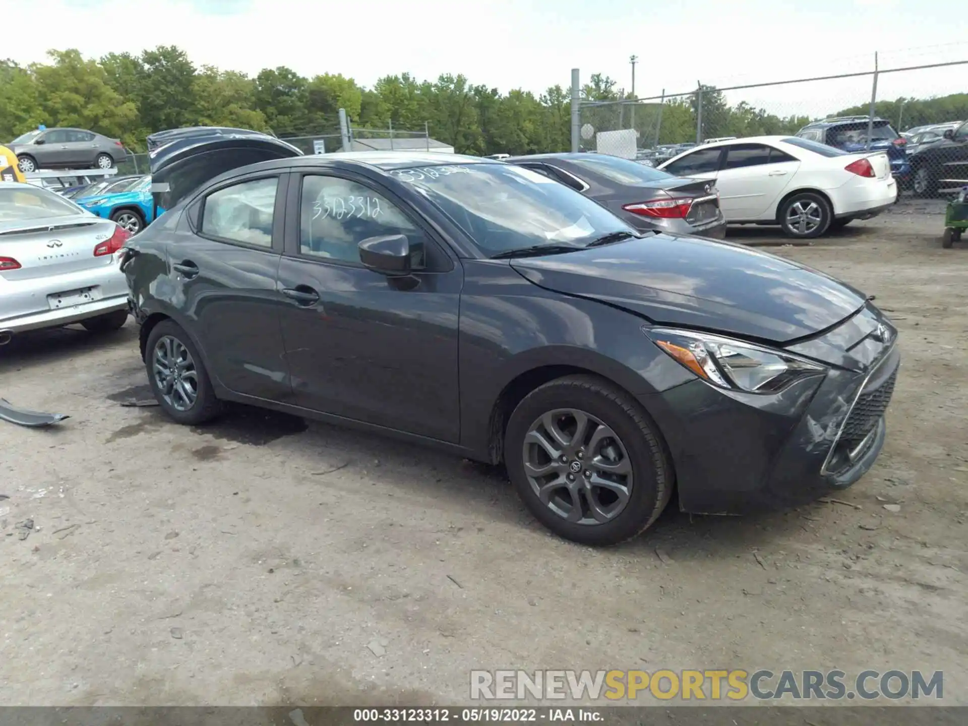 1 Photograph of a damaged car 3MYDLBYV5LY715484 TOYOTA YARIS SEDAN 2020