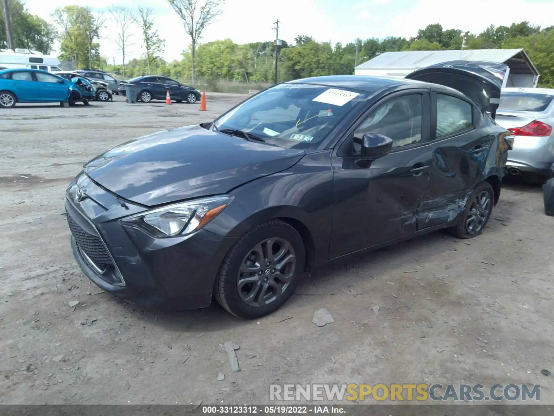 2 Photograph of a damaged car 3MYDLBYV5LY715484 TOYOTA YARIS SEDAN 2020