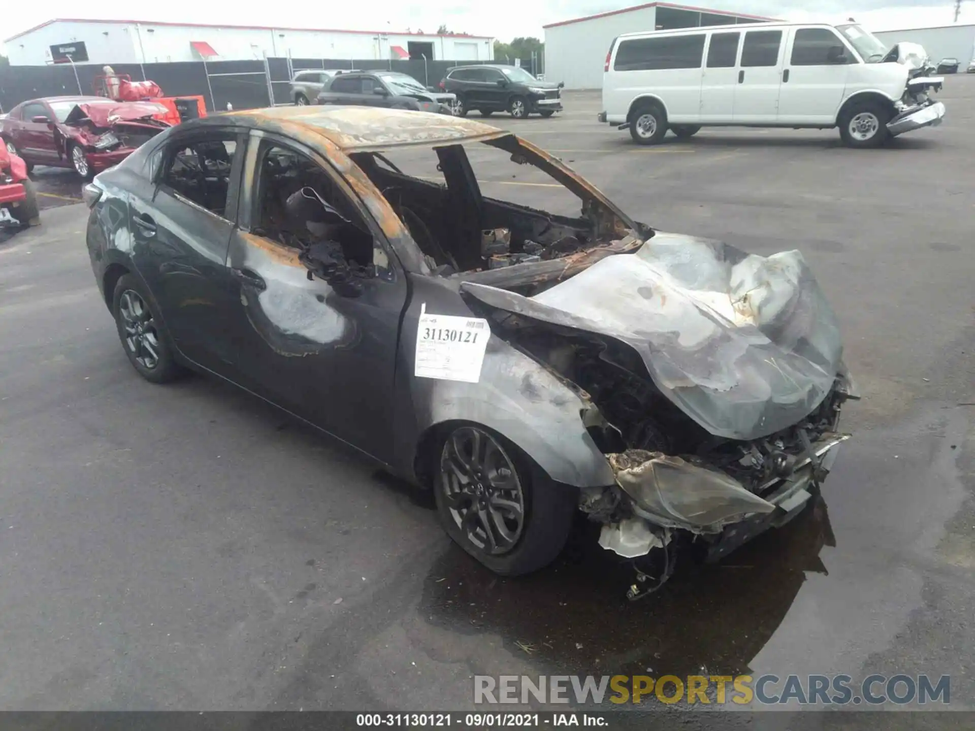 1 Photograph of a damaged car 3MYDLBYV6LY708382 TOYOTA YARIS SEDAN 2020