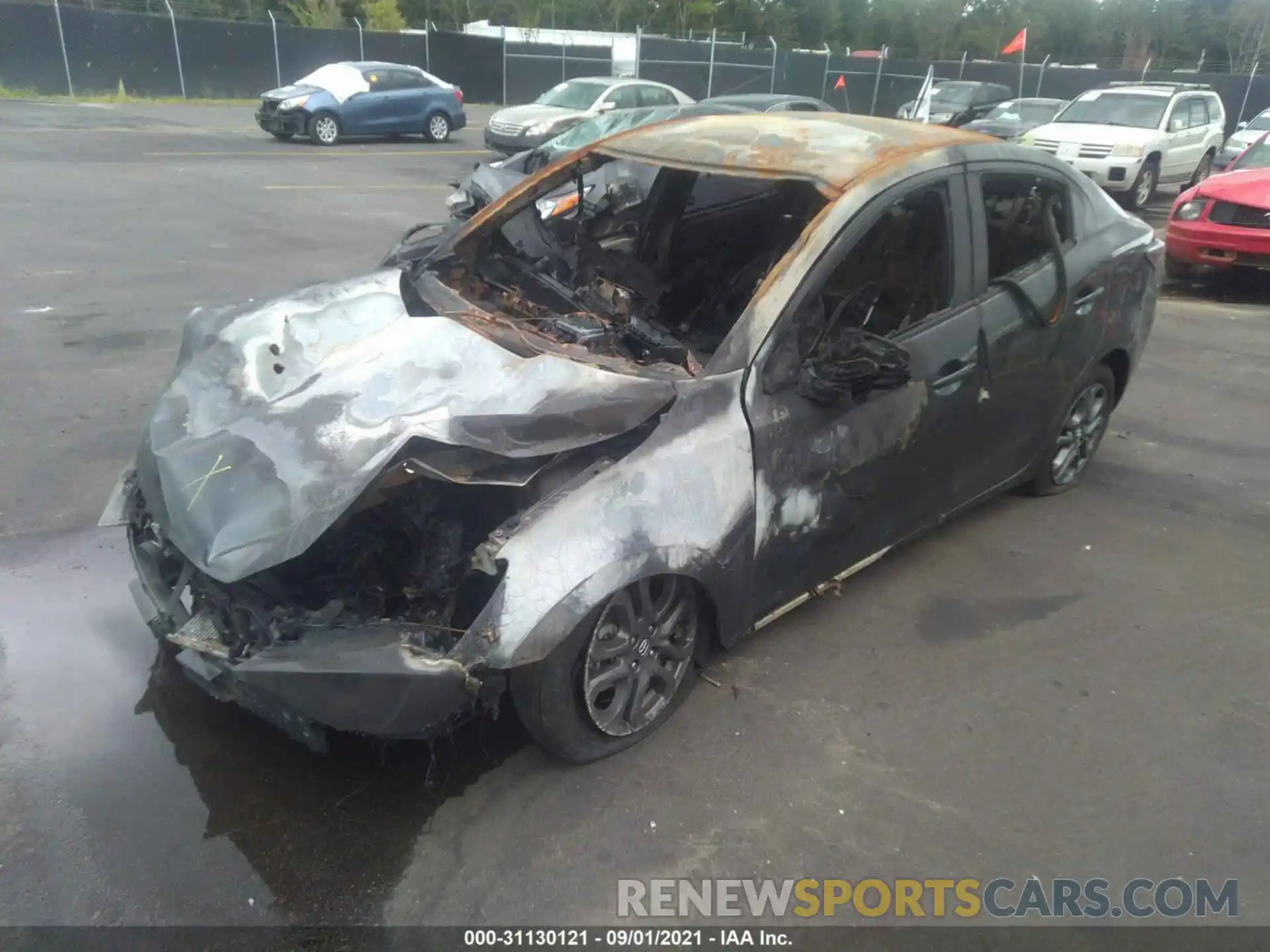 2 Photograph of a damaged car 3MYDLBYV6LY708382 TOYOTA YARIS SEDAN 2020