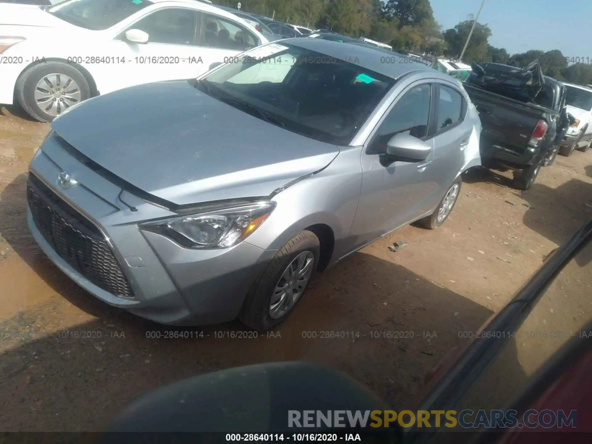 2 Photograph of a damaged car 3MYDLBYV6LY711900 TOYOTA YARIS SEDAN 2020