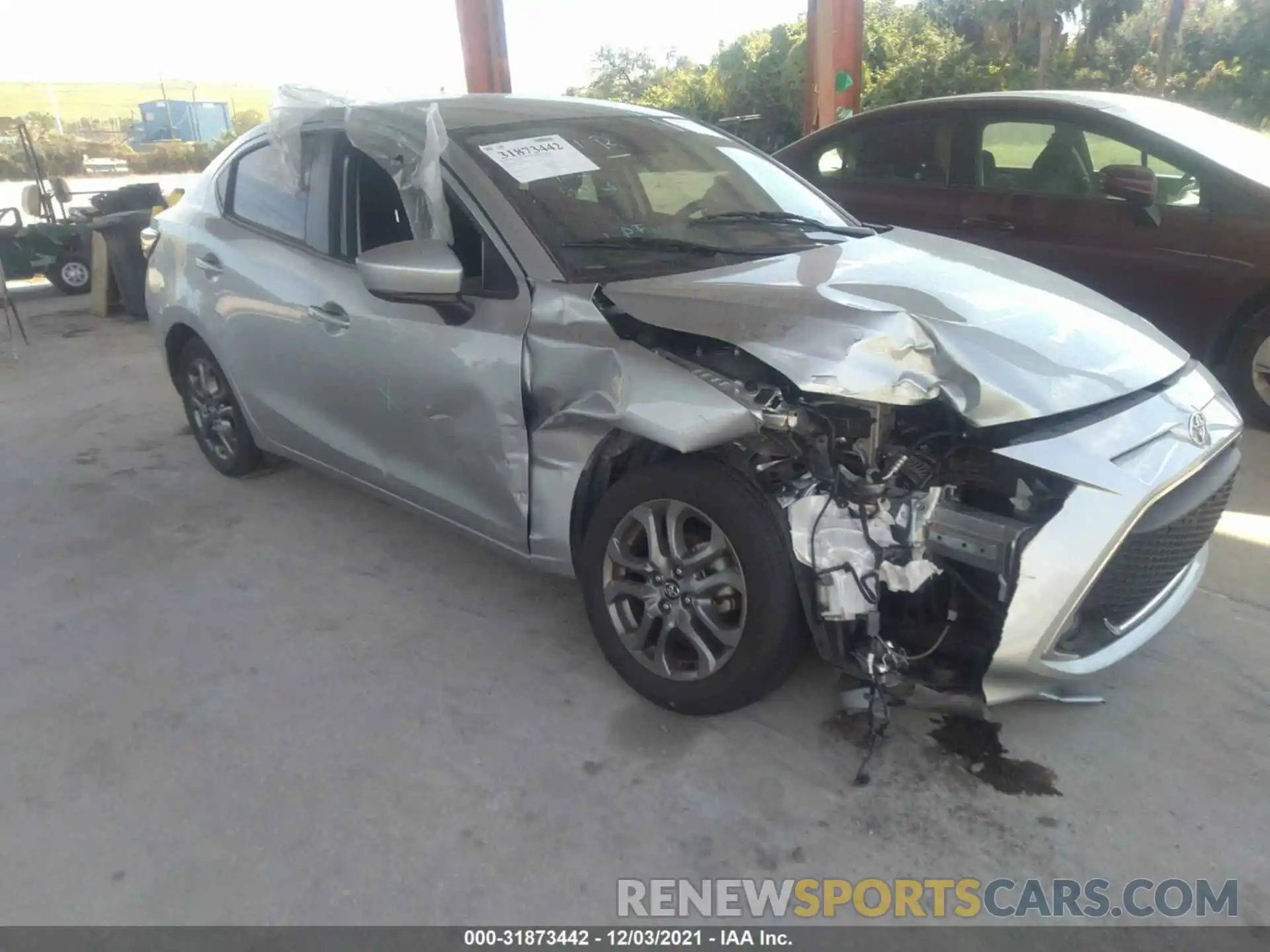 1 Photograph of a damaged car 3MYDLBYV6LY716546 TOYOTA YARIS SEDAN 2020