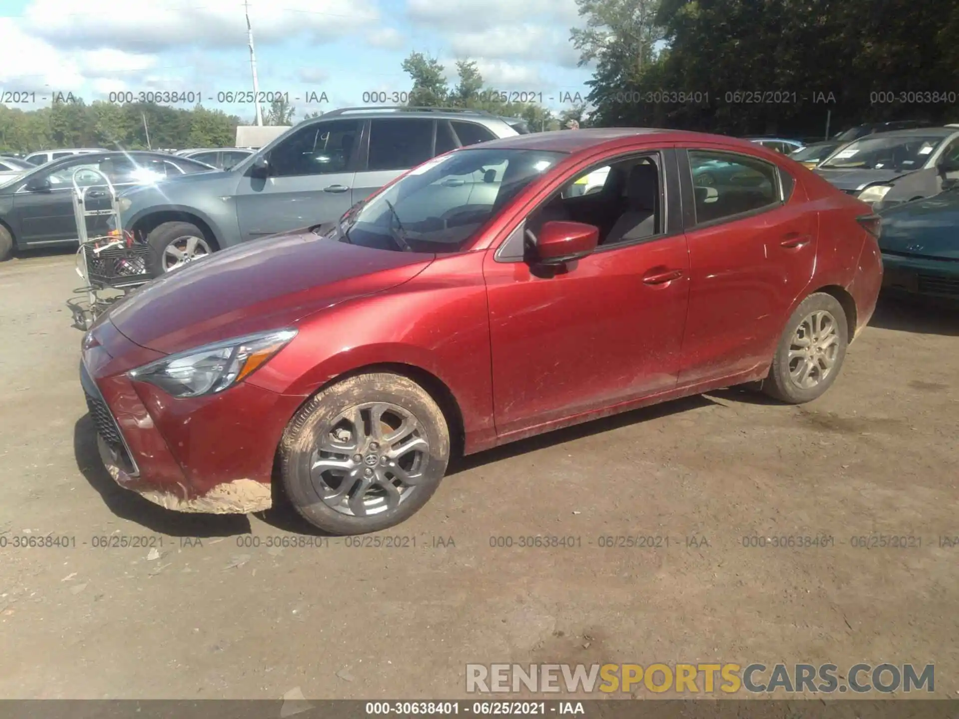 2 Photograph of a damaged car 3MYDLBYV8LY707654 TOYOTA YARIS SEDAN 2020