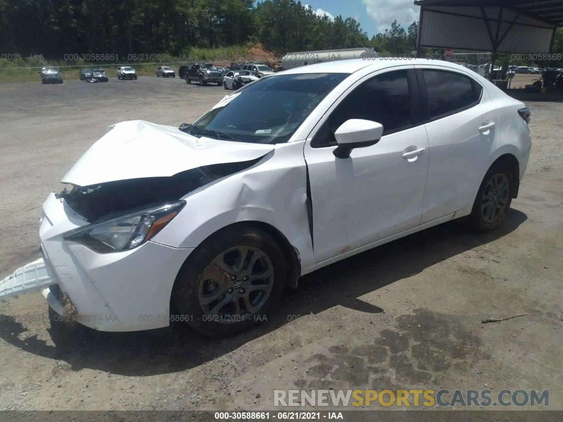 2 Photograph of a damaged car 3MYDLBYV9LY708764 TOYOTA YARIS SEDAN 2020