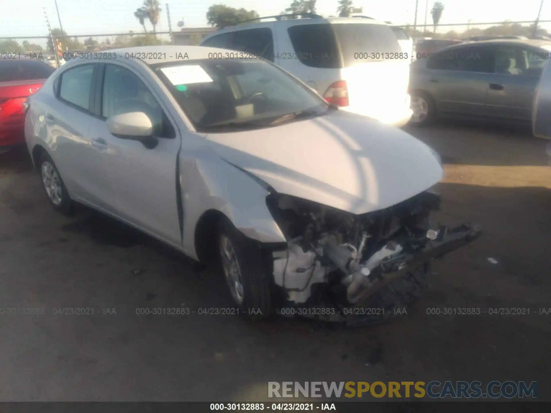 1 Photograph of a damaged car 3MYDLBYV9LY711700 TOYOTA YARIS SEDAN 2020