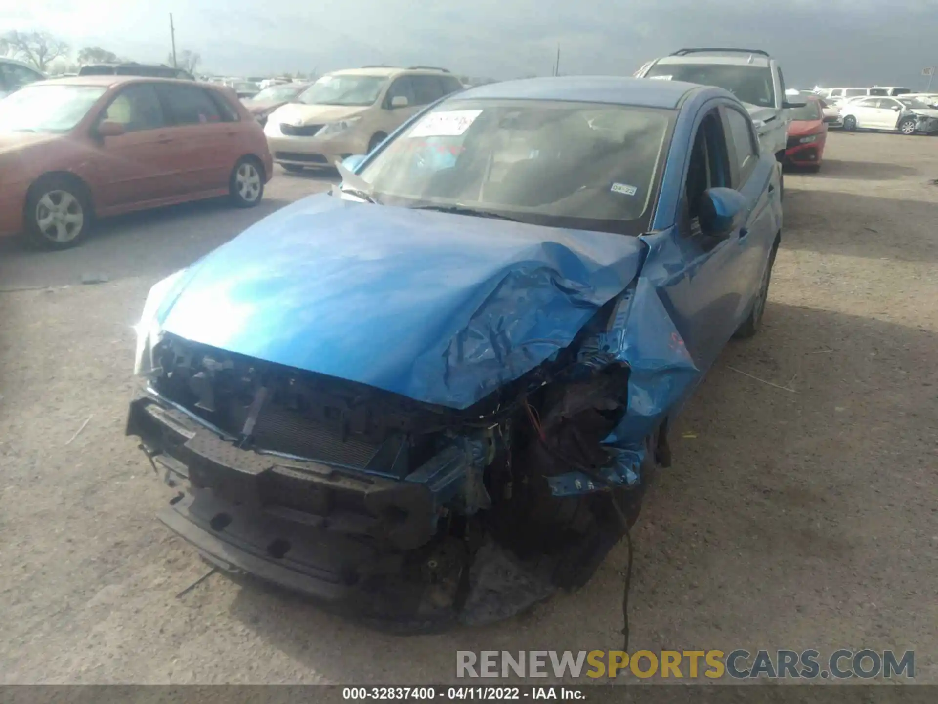 2 Photograph of a damaged car 3MYDLBYVXLY707588 TOYOTA YARIS SEDAN 2020