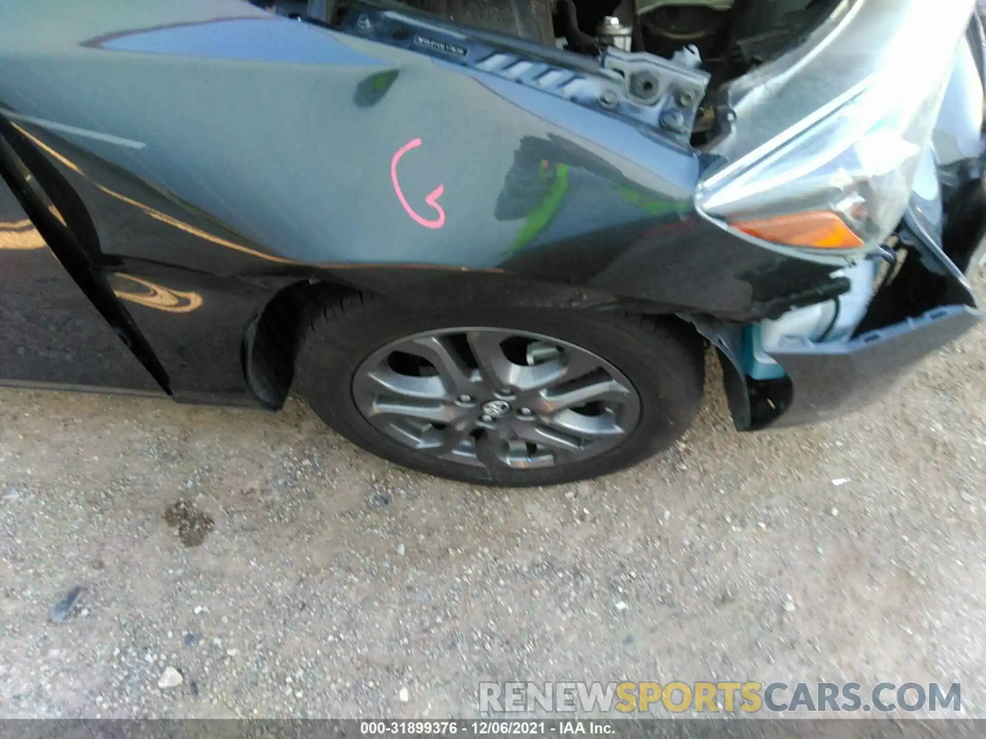 14 Photograph of a damaged car 3MYDLBYVXLY716310 TOYOTA YARIS SEDAN 2020