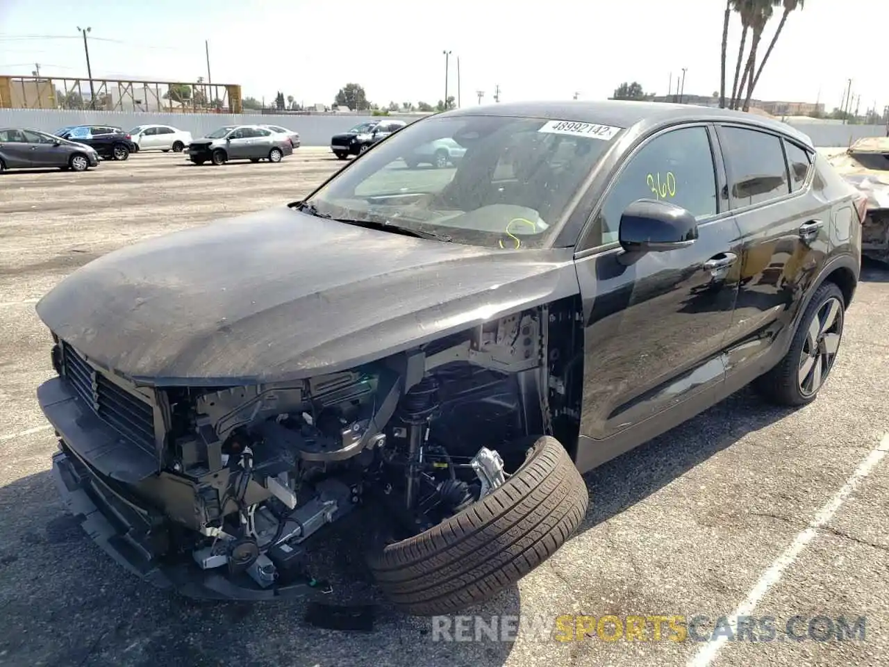 2 Photograph of a damaged car YV4ED3GB2N2005387 VOLVO C40 P8 REC 2022