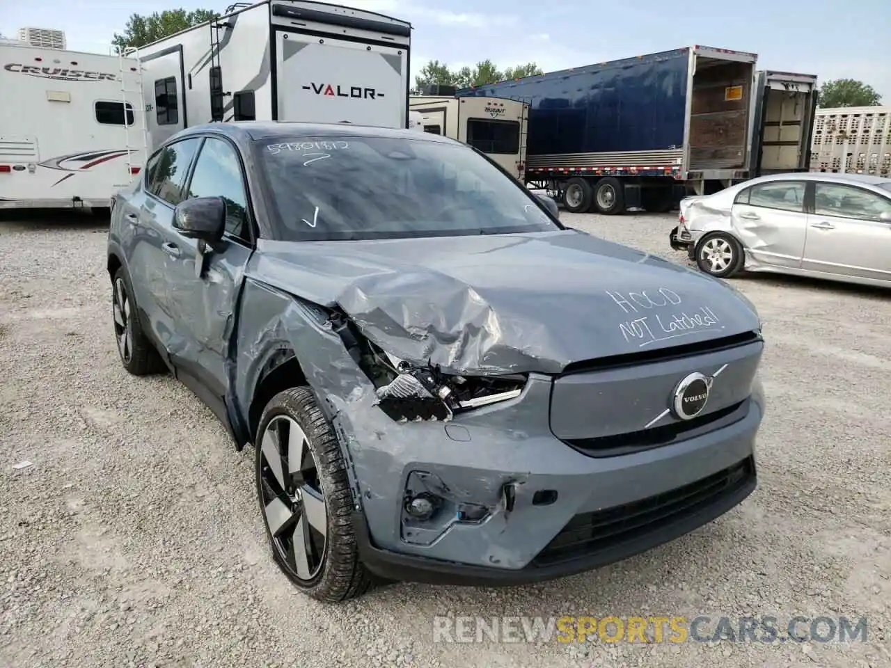 1 Photograph of a damaged car YV4ED3GB6N2007935 VOLVO C40 P8 REC 2022