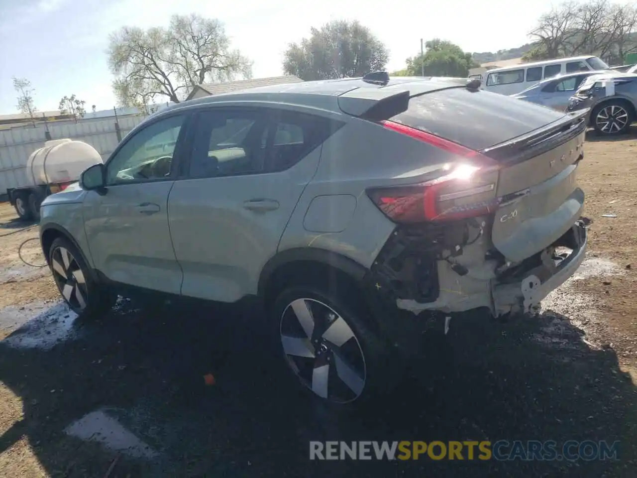 2 Photograph of a damaged car YV4ED3GM8P2059667 VOLVO C40 RECHAR 2023