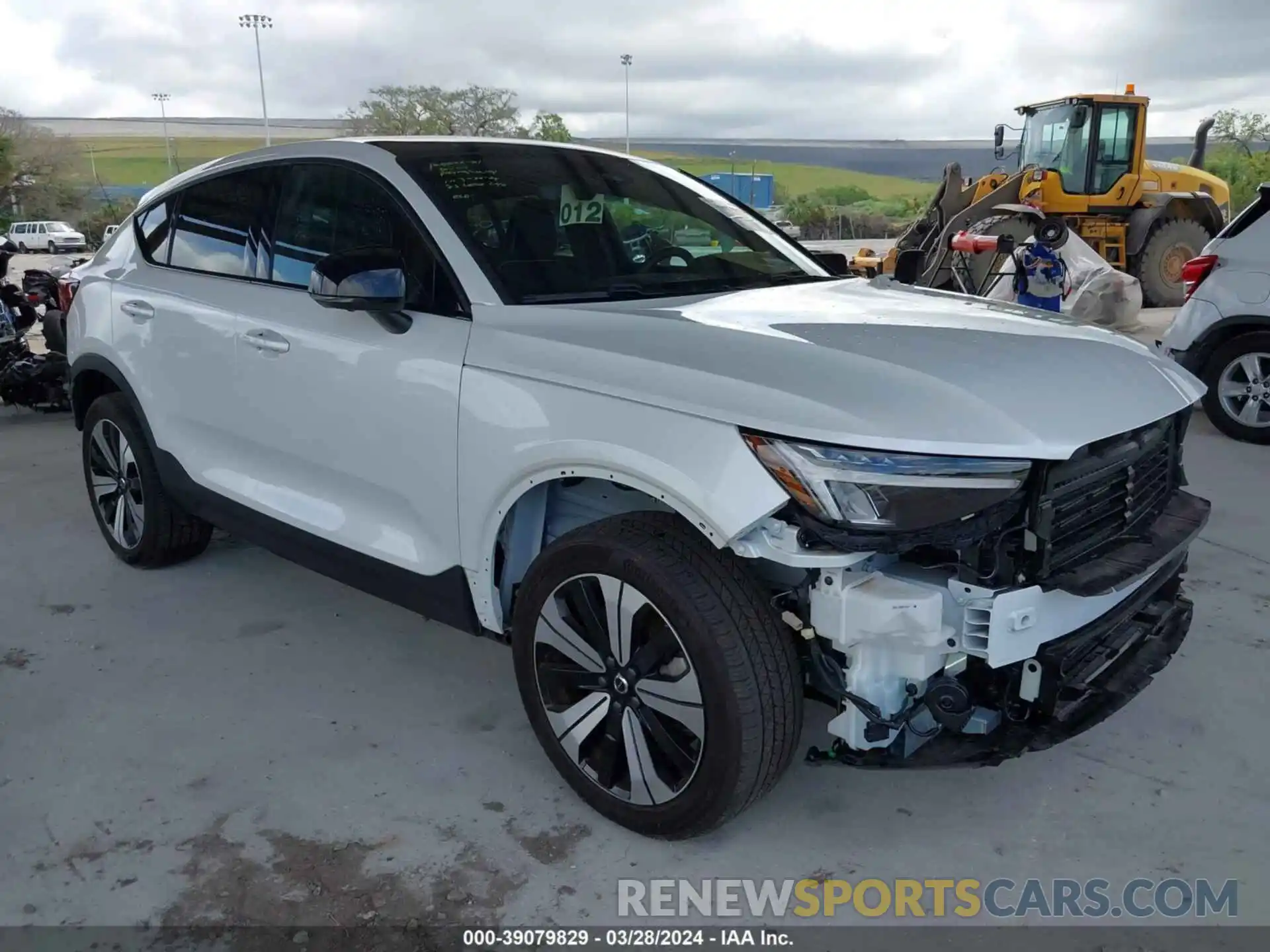 1 Photograph of a damaged car YV4ED3GL9P2038043 VOLVO C40 RECHARGE PURE ELECTRIC 2023