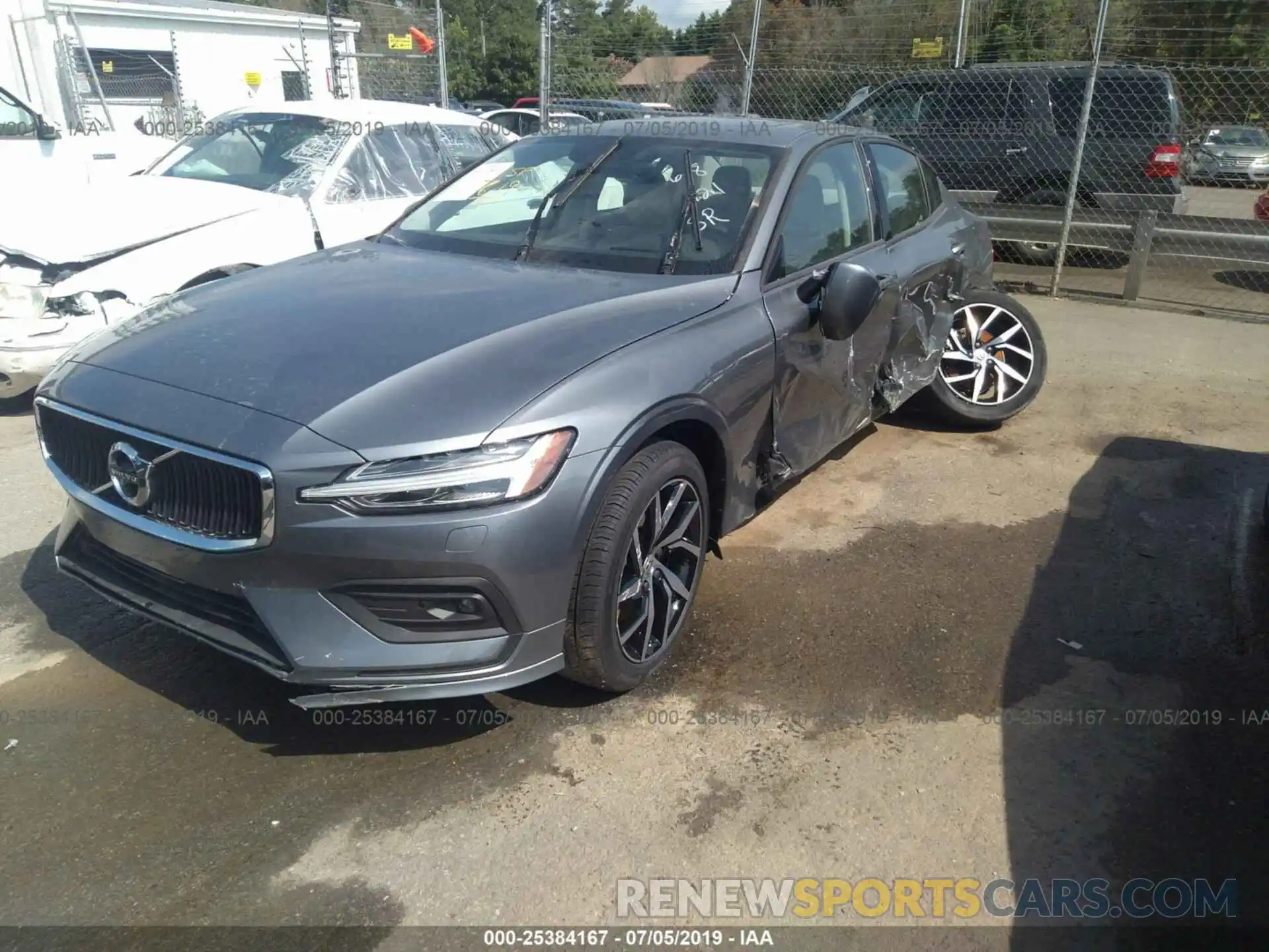 2 Photograph of a damaged car 7JR102FK4KG011121 VOLVO S60 2019