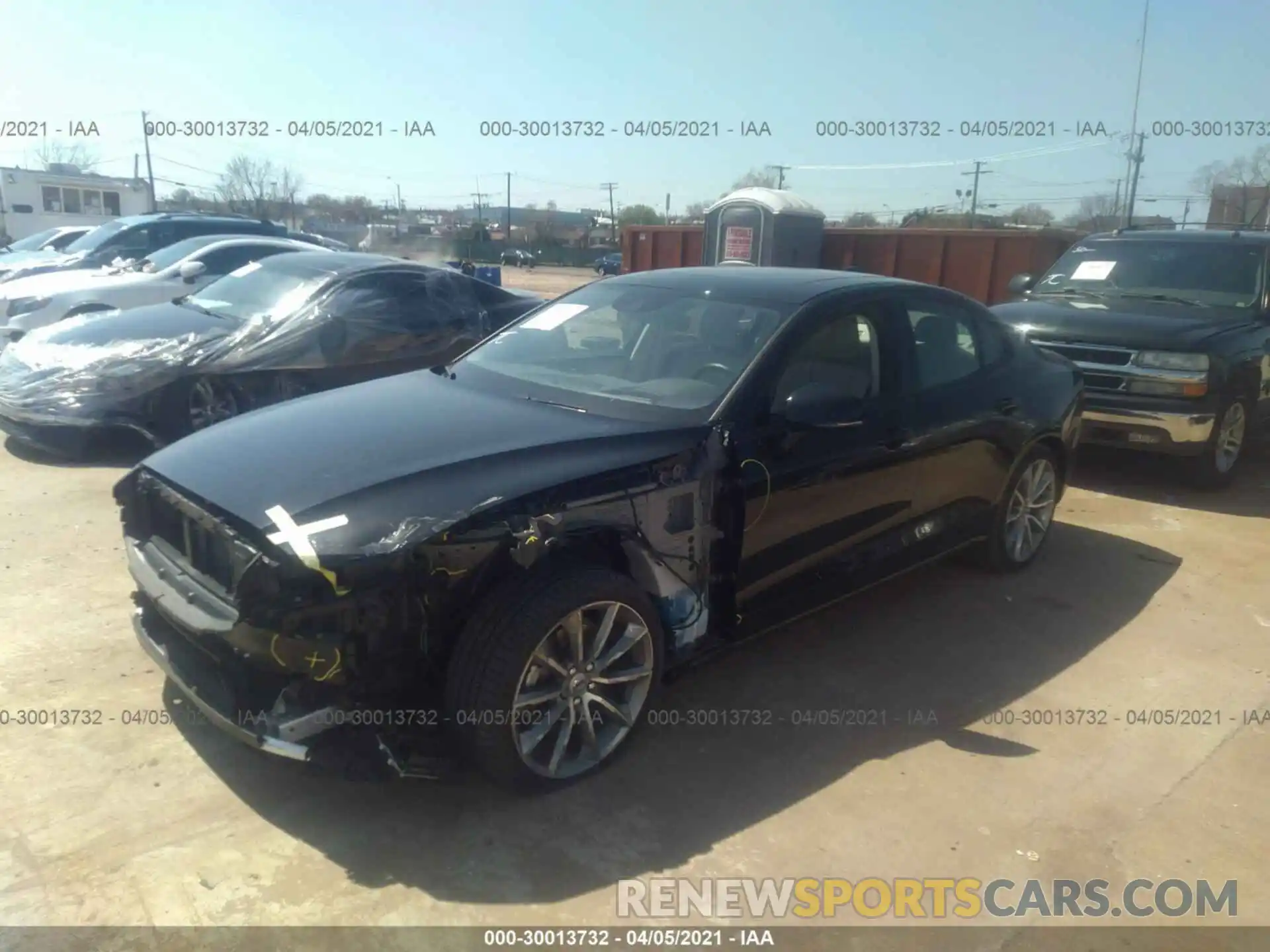 2 Photograph of a damaged car 7JR102FK4KG015914 VOLVO S60 2019