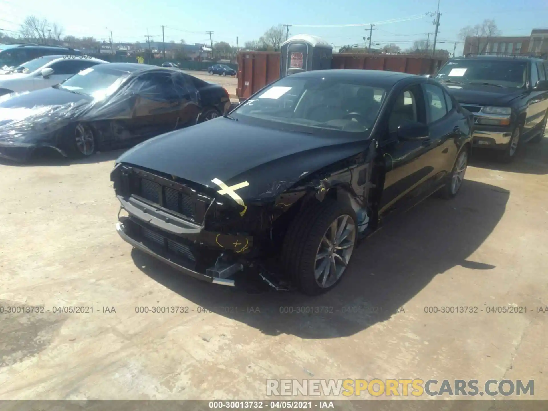 6 Photograph of a damaged car 7JR102FK4KG015914 VOLVO S60 2019