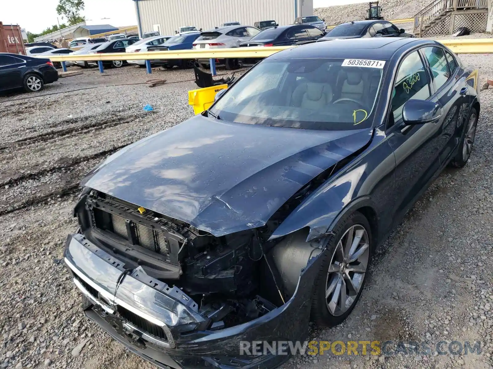 2 Photograph of a damaged car 7JR102FK9KG001748 VOLVO S60 2019