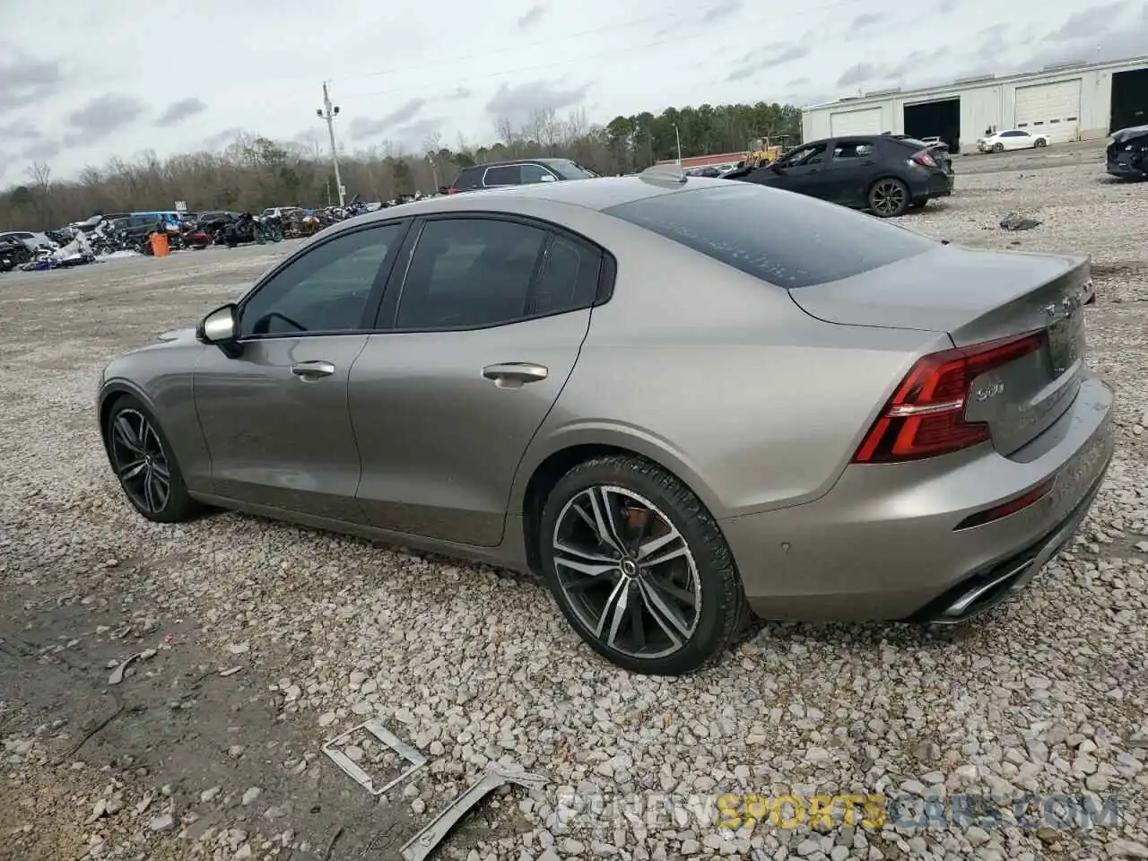 2 Photograph of a damaged car 7JR102FM6KG007203 VOLVO S60 2019