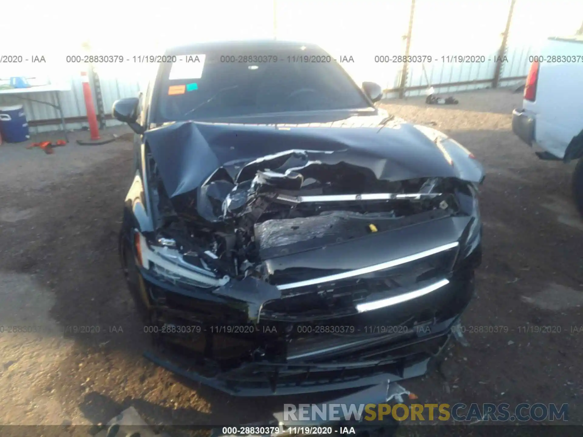 6 Photograph of a damaged car 7JR102FM7KG007257 VOLVO S60 2019