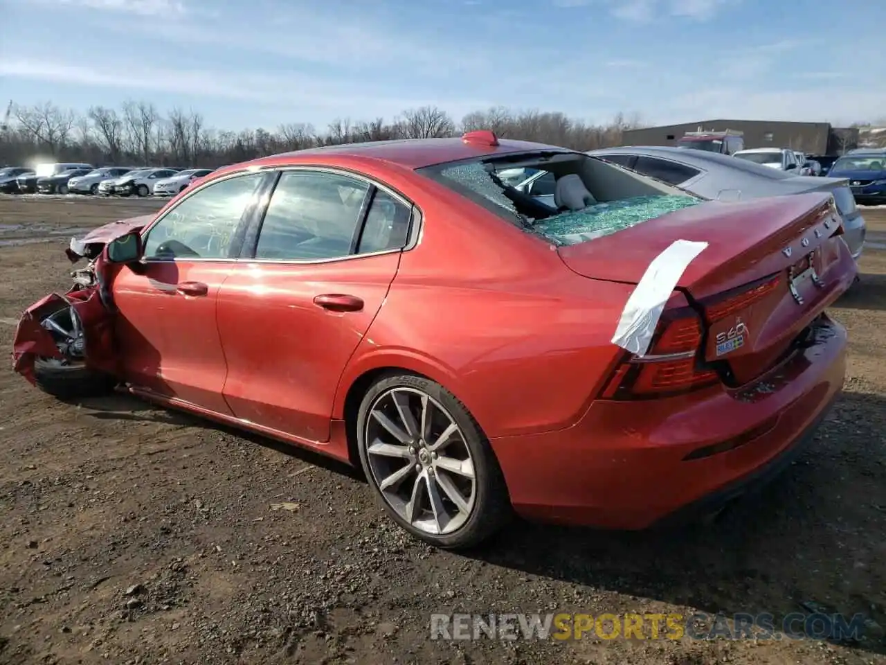 3 Photograph of a damaged car 7JRA22TK0KG001264 VOLVO S60 2019