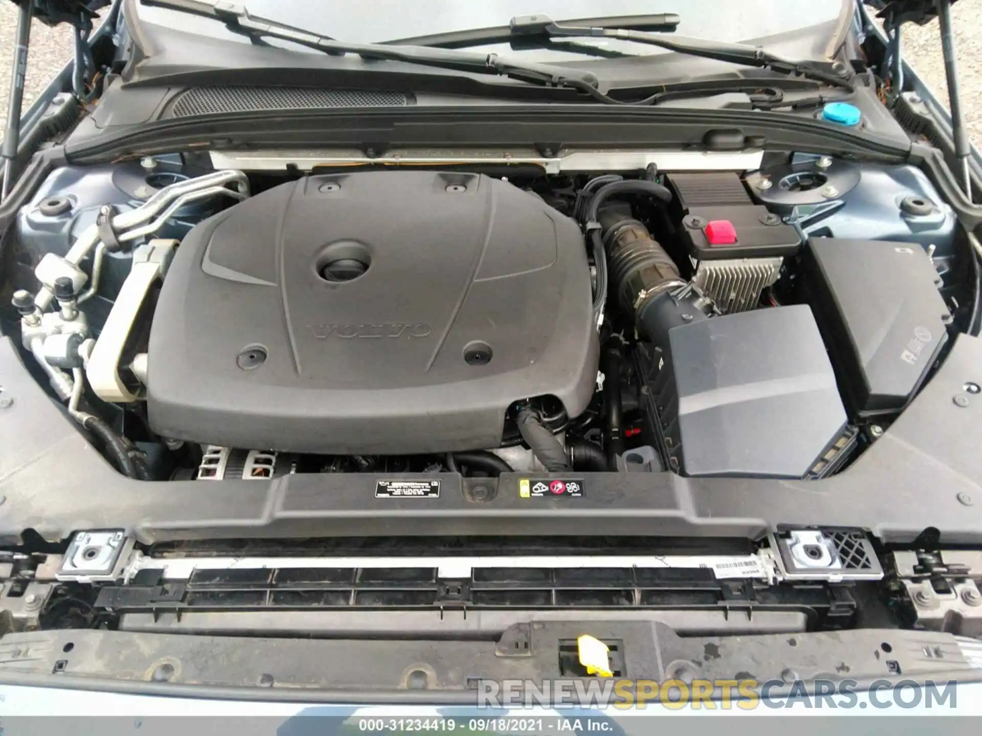 10 Фотография поврежденного автомобиля 7JRA22TK0KG001510 VOLVO S60 2019