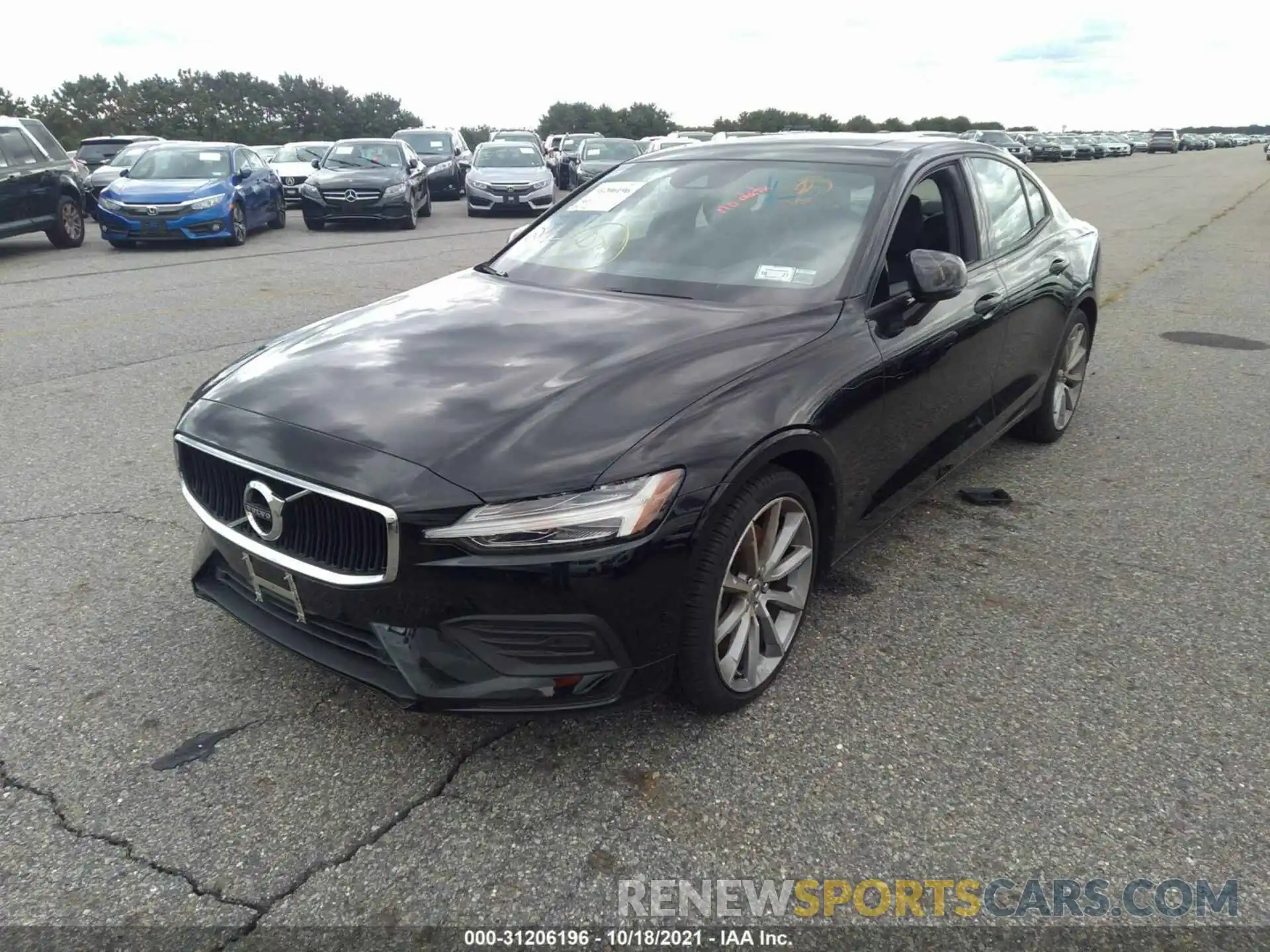 2 Photograph of a damaged car 7JRA22TK0KG013396 VOLVO S60 2019