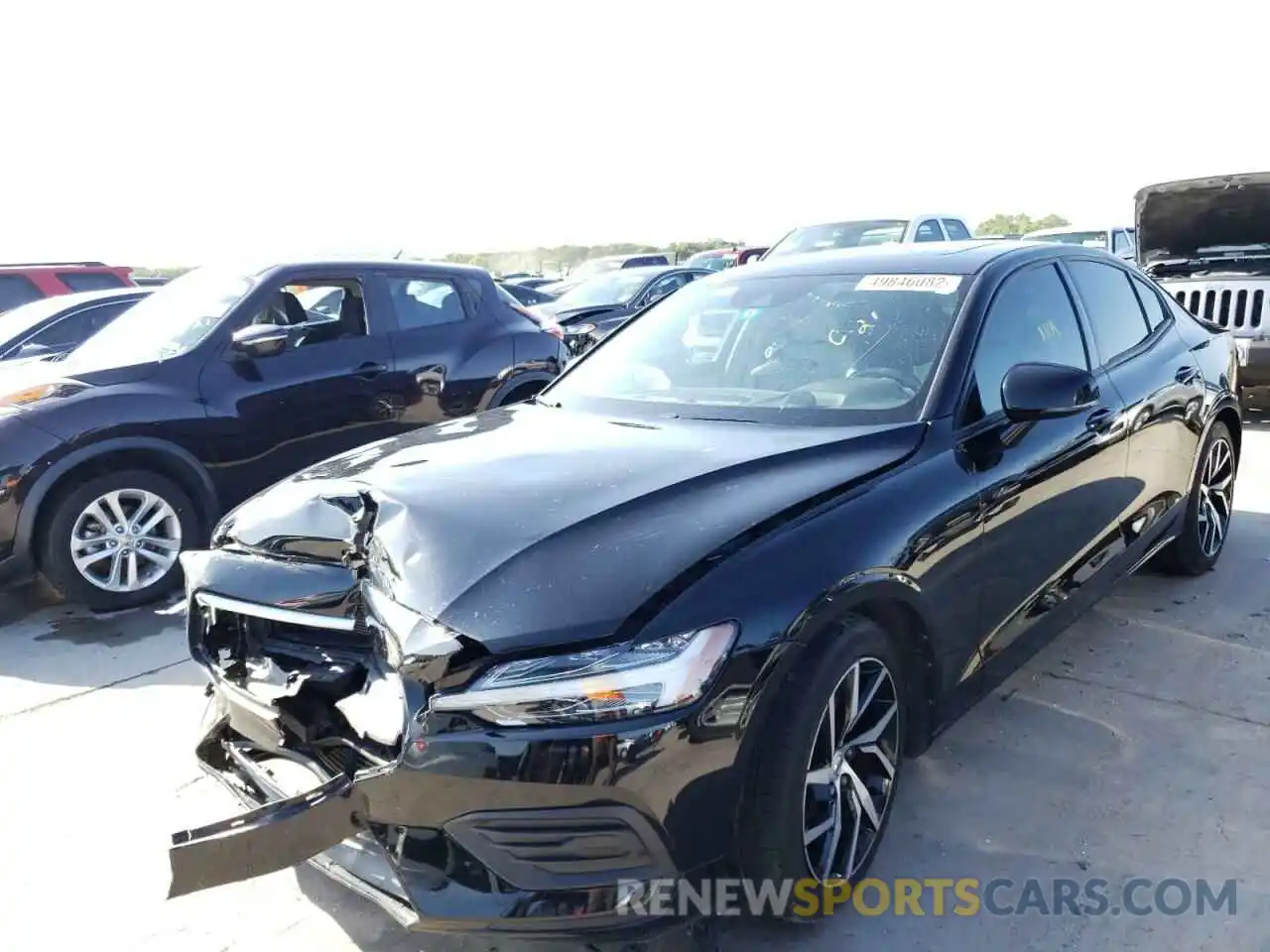 2 Photograph of a damaged car 7JRA22TK0KG015651 VOLVO S60 2019