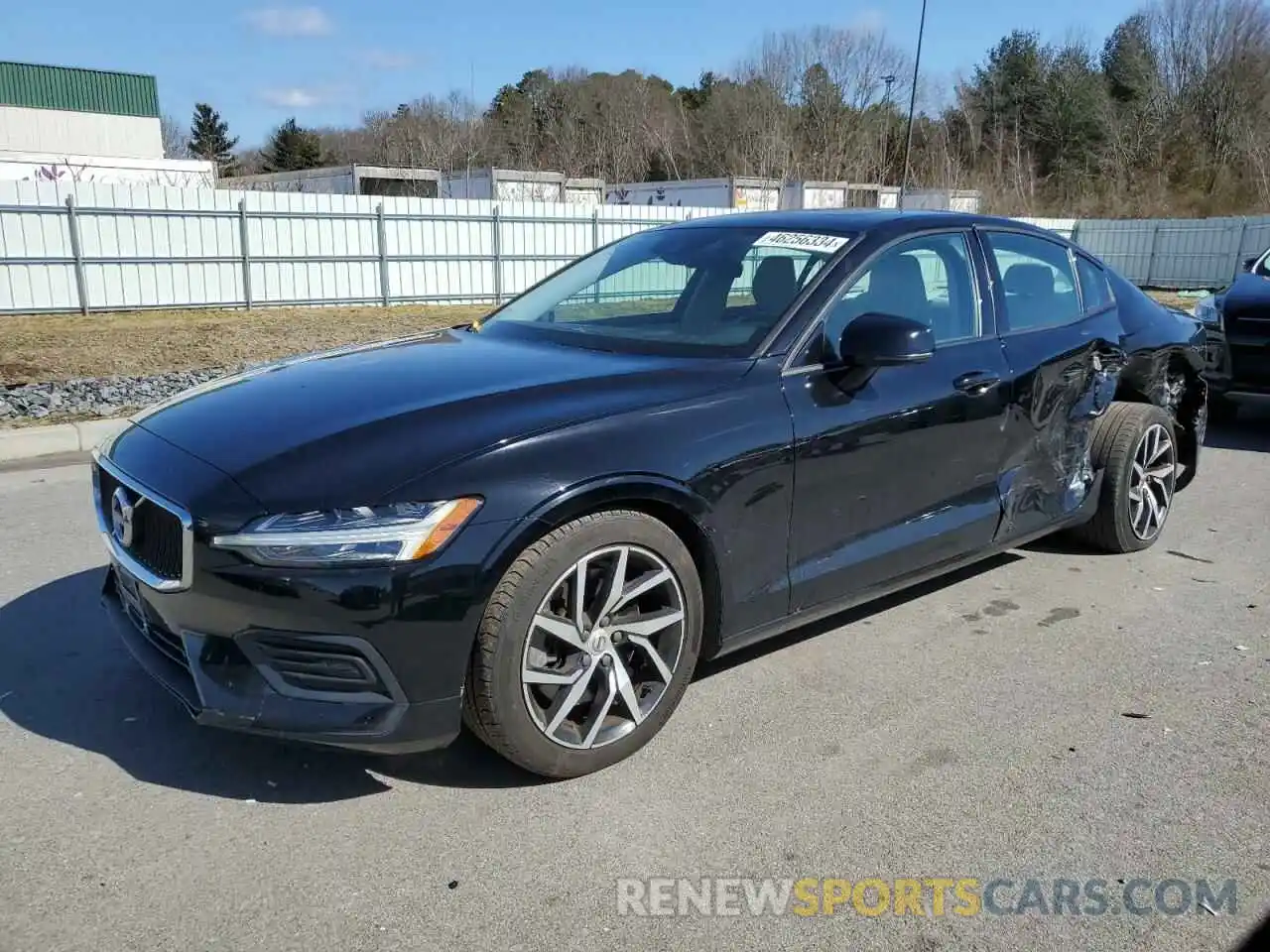 1 Photograph of a damaged car 7JRA22TK0KG016380 VOLVO S60 2019