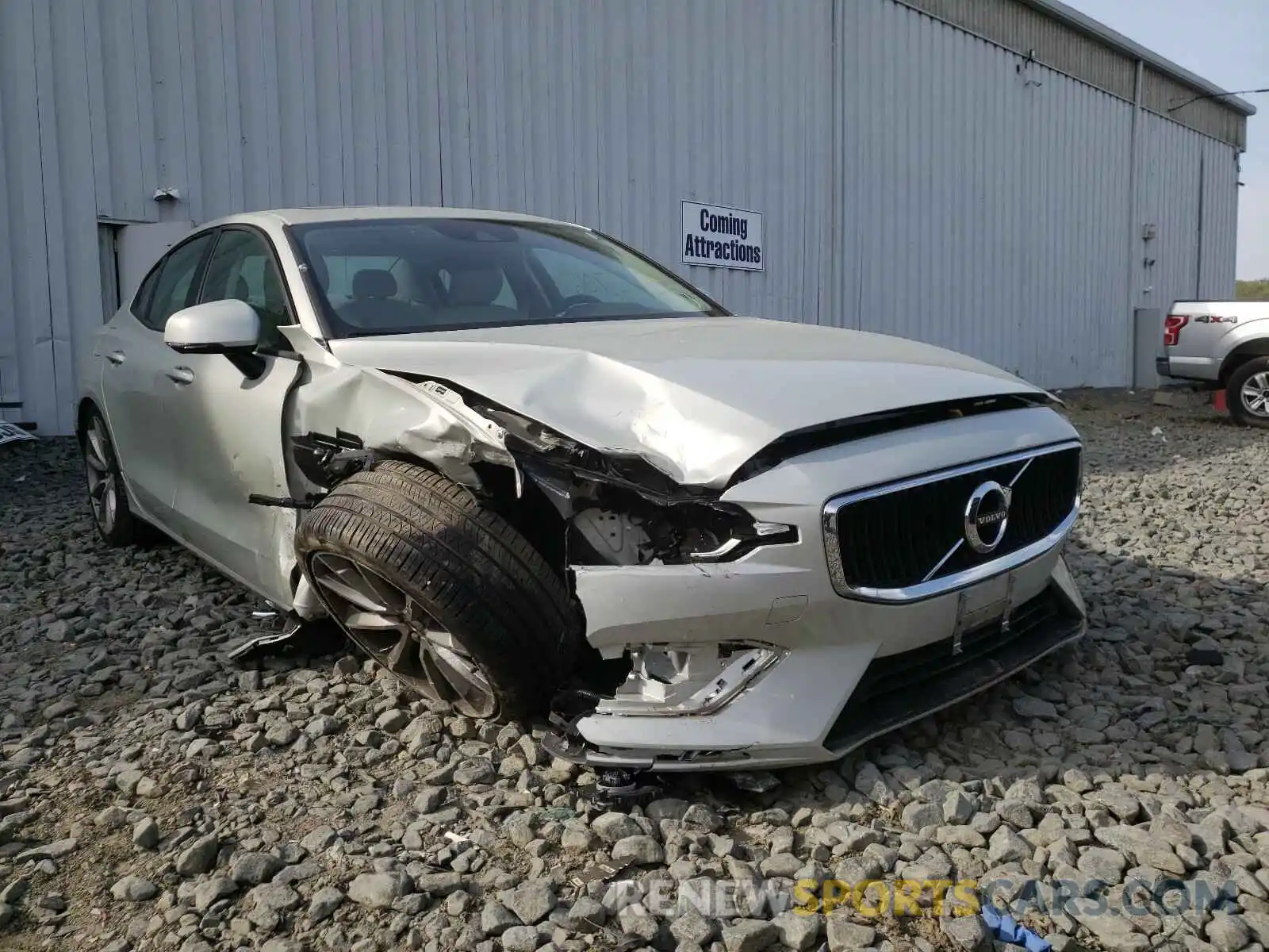 1 Photograph of a damaged car 7JRA22TK2KG014971 VOLVO S60 2019