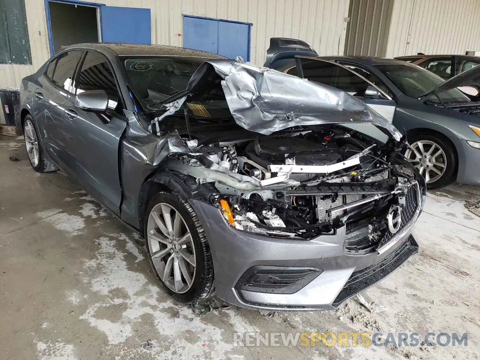 1 Photograph of a damaged car 7JRA22TK4KG001428 VOLVO S60 2019