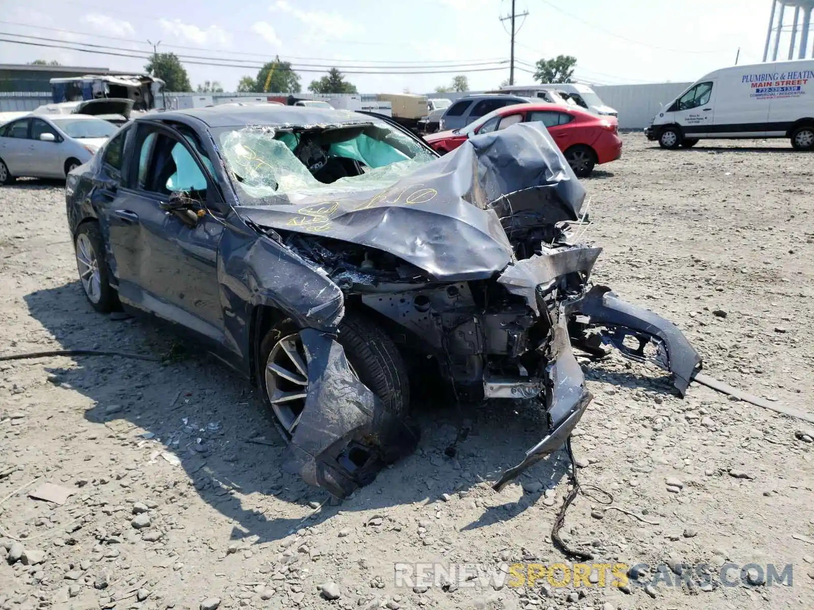 9 Photograph of a damaged car 7JRA22TK4KG001512 VOLVO S60 2019