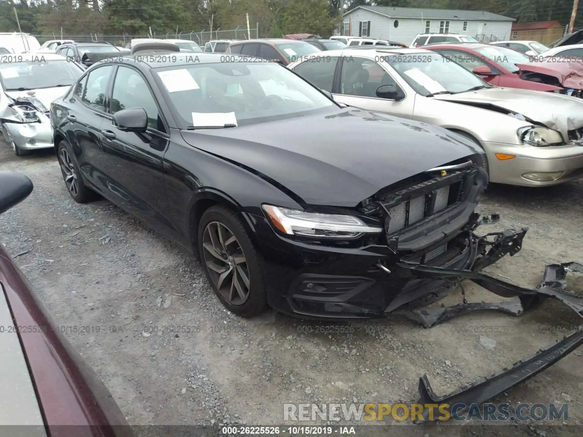 1 Photograph of a damaged car 7JRA22TK4KG009559 VOLVO S60 2019