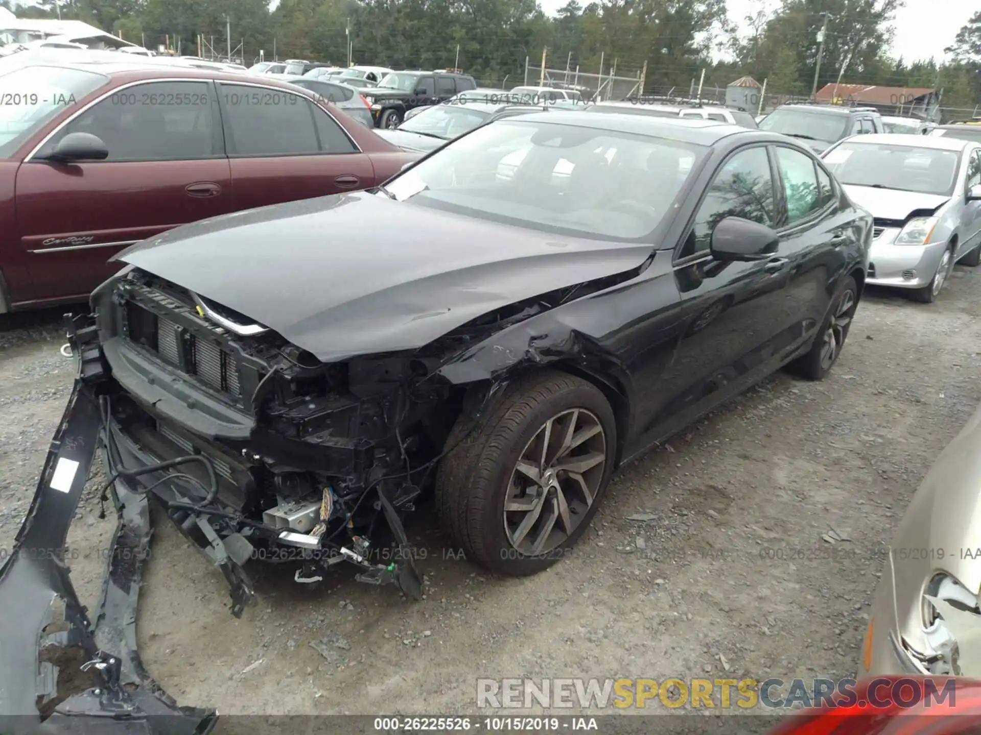 2 Фотография поврежденного автомобиля 7JRA22TK4KG009559 VOLVO S60 2019