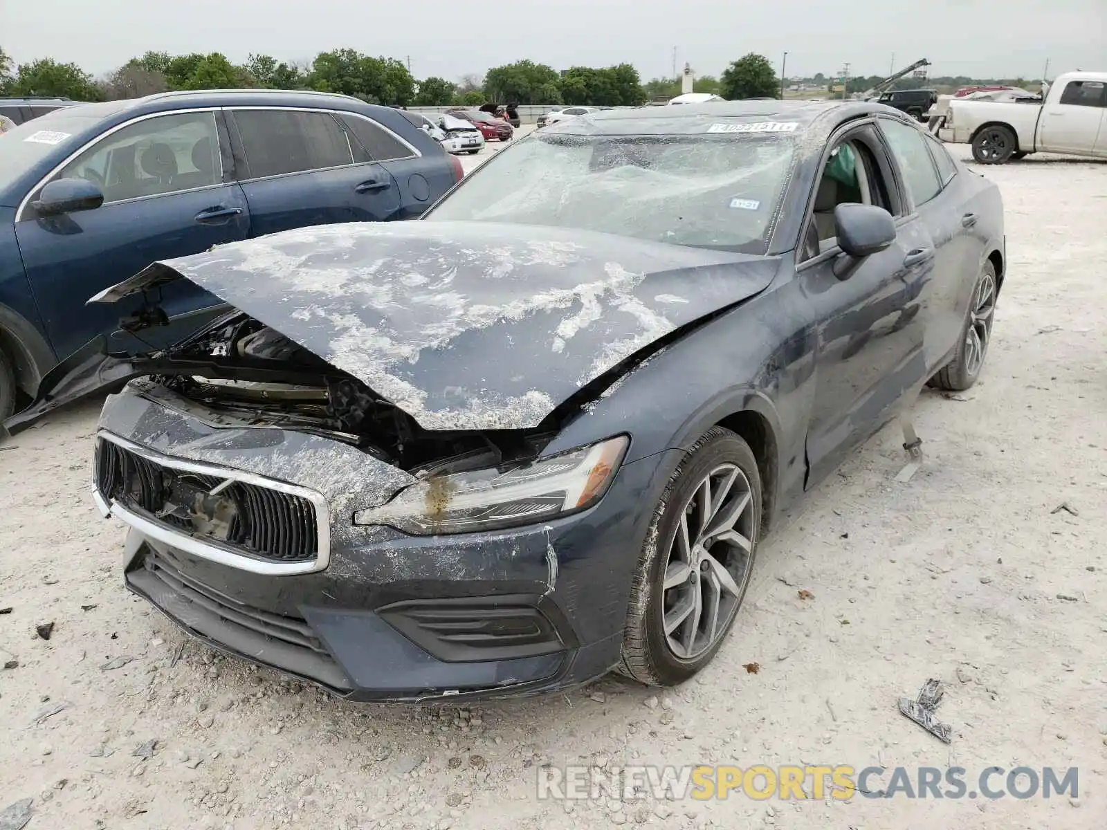 2 Photograph of a damaged car 7JRA22TK6KG010146 VOLVO S60 2019