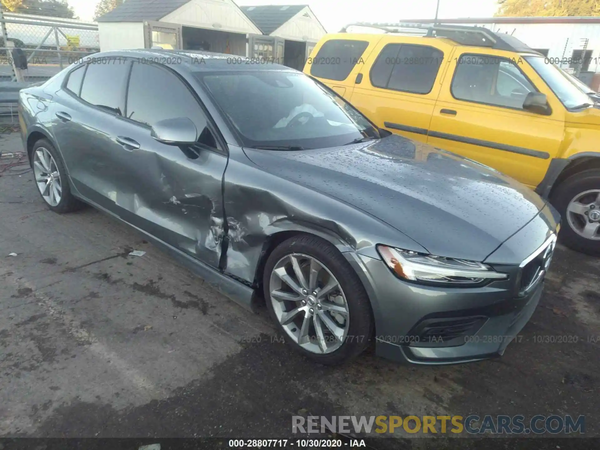 1 Photograph of a damaged car 7JRA22TK8KG002856 VOLVO S60 2019